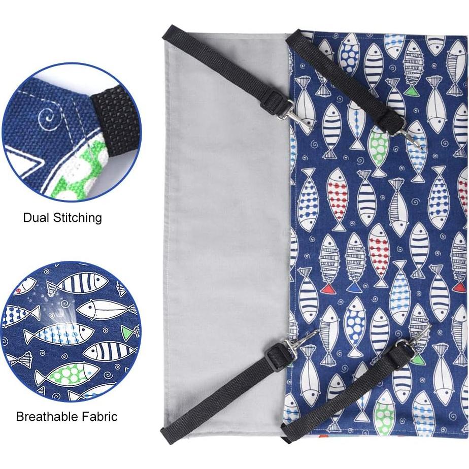 Hamaca para Gato PERSUPER Ajustable 55x45 cm Reversible