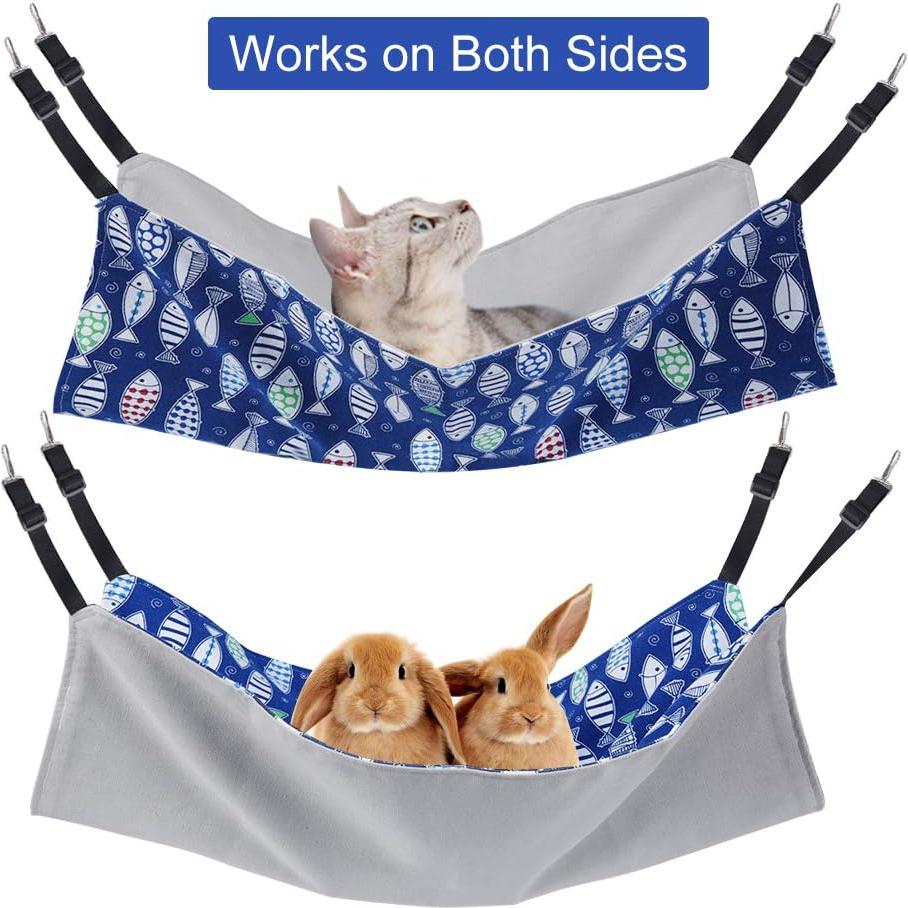 Hamaca para Gato PERSUPER Ajustable 55x45 cm Reversible