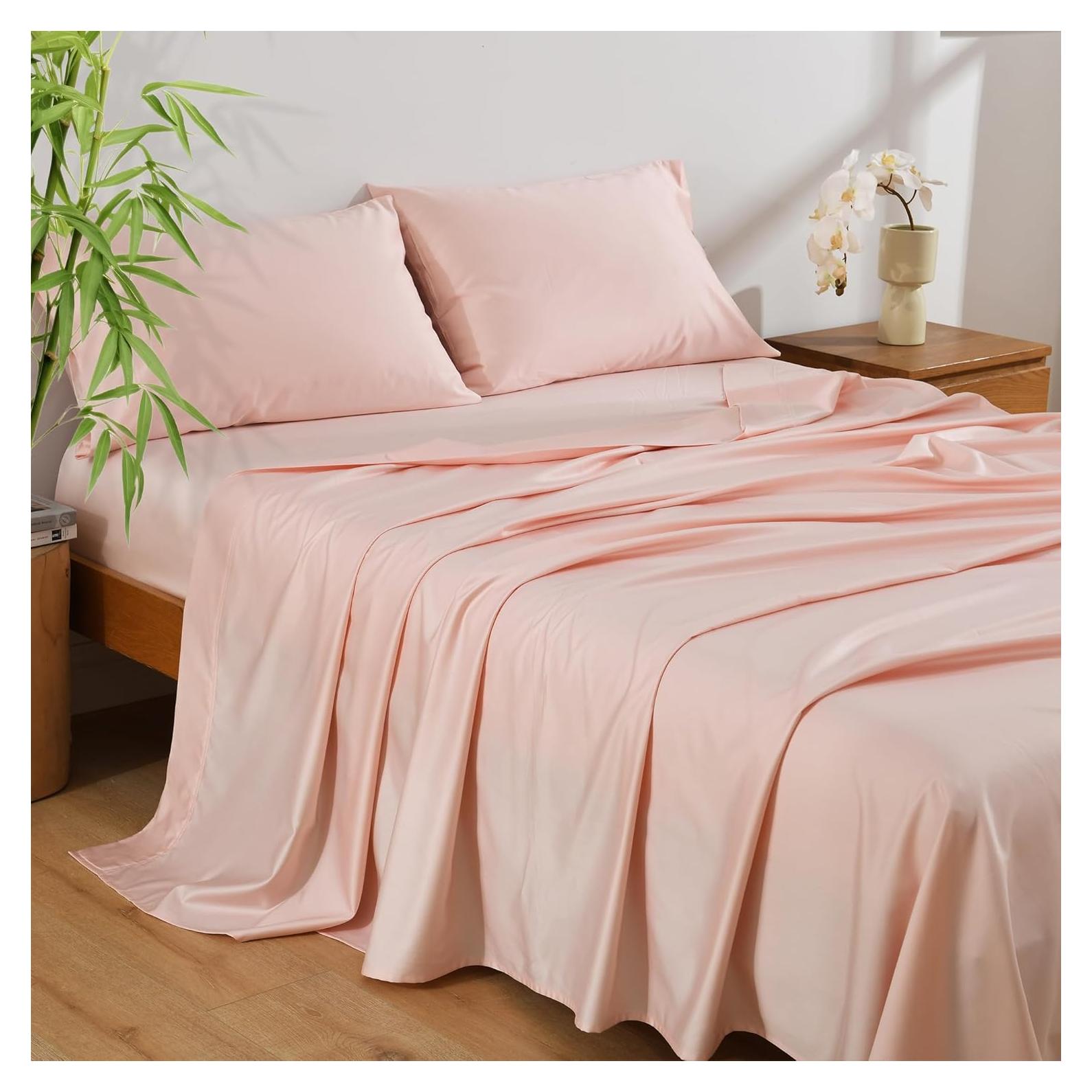 Juego de Sábanas NATUREFIELD Individual 3 Piezas Rayón Bambú