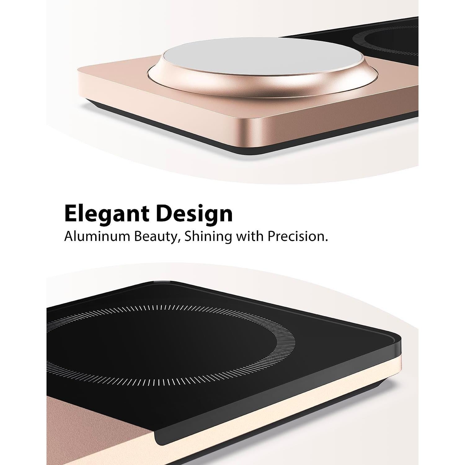 Estación de Carga Inalámbrica ZECHIN 2 en 1 MagSafe para iPhone y AirPods