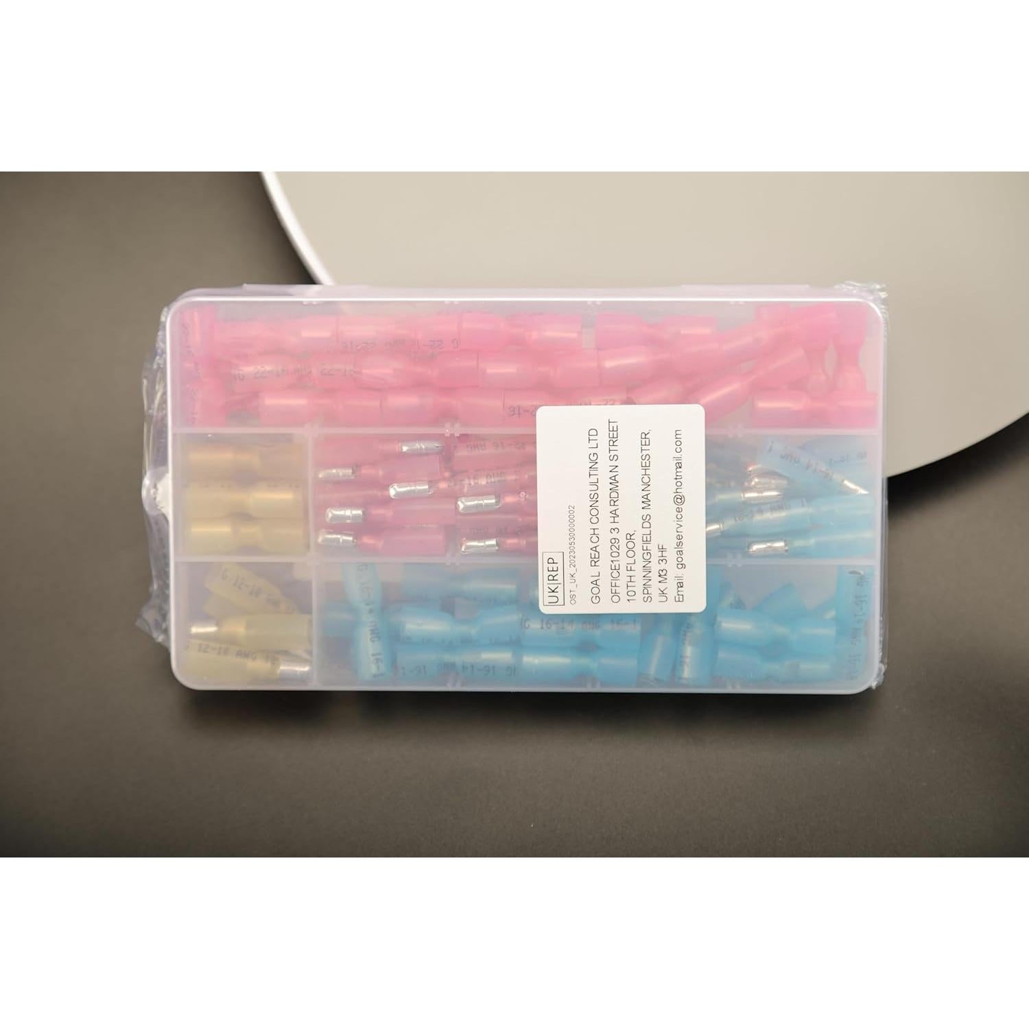 Kit de 110 Conectores de Cable de Bala Termoretráctiles Feggizuli