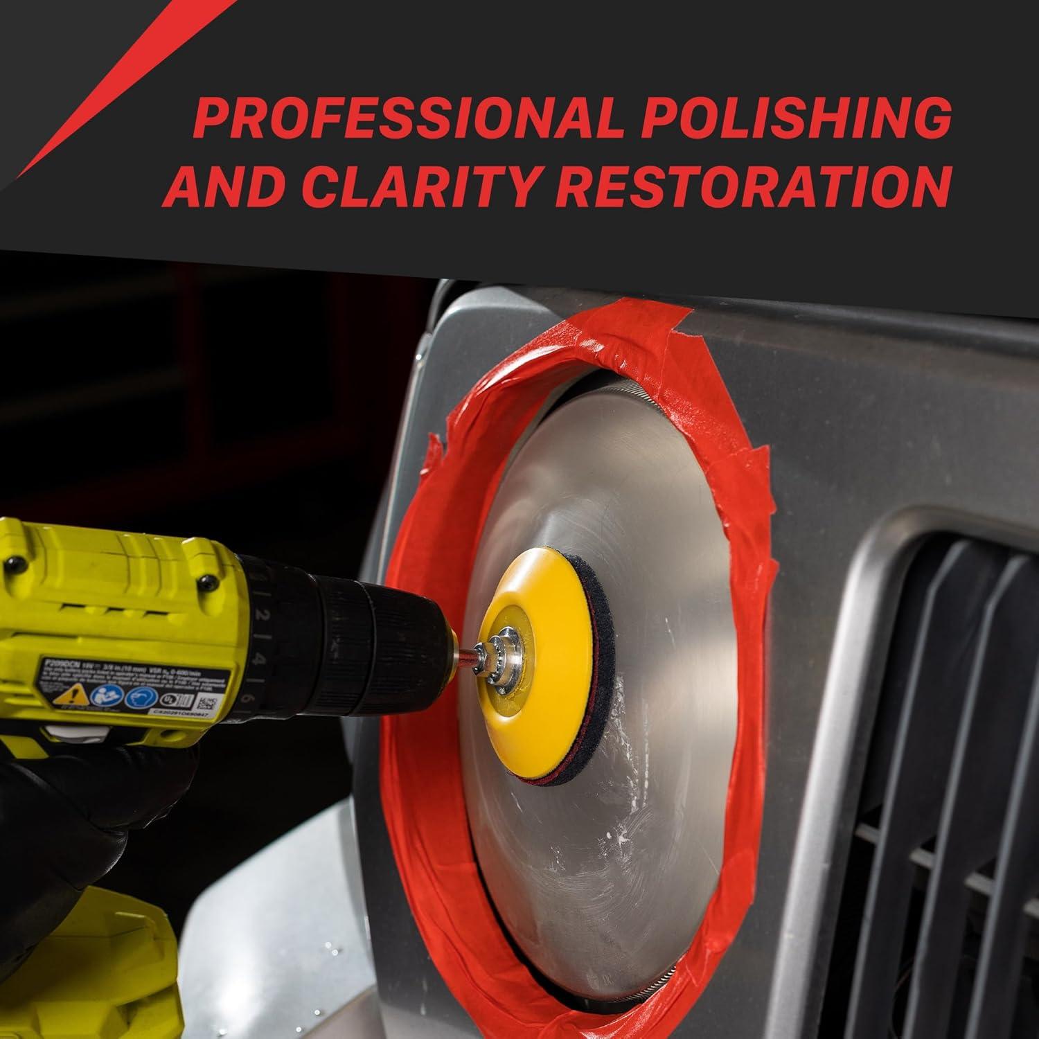 Kit Restaurador de Faros MaxShine - Pulido Profesional Completo