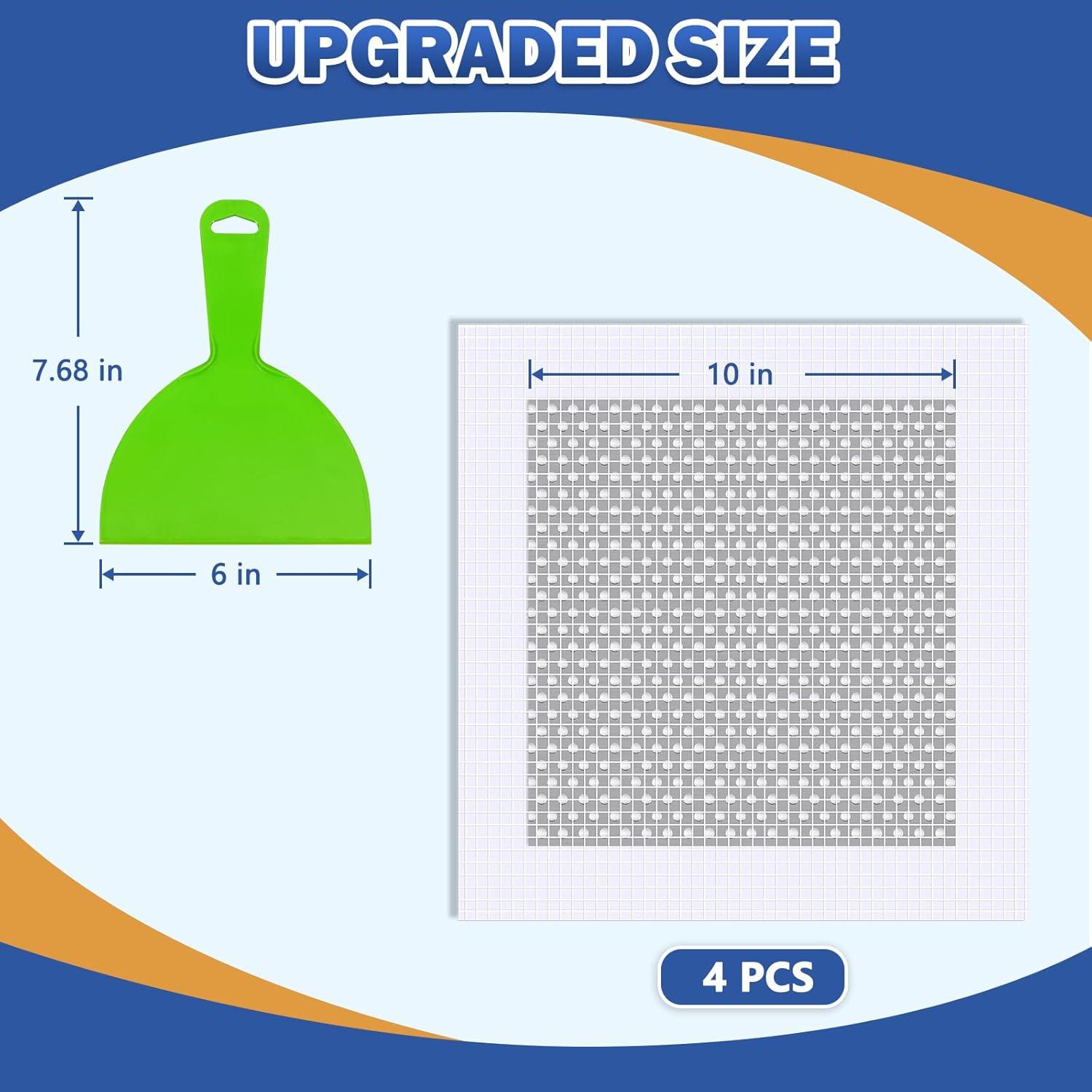 Kit de Reparación de Paneles de Yeso BENBUWN 4 Parches 25.4 cm