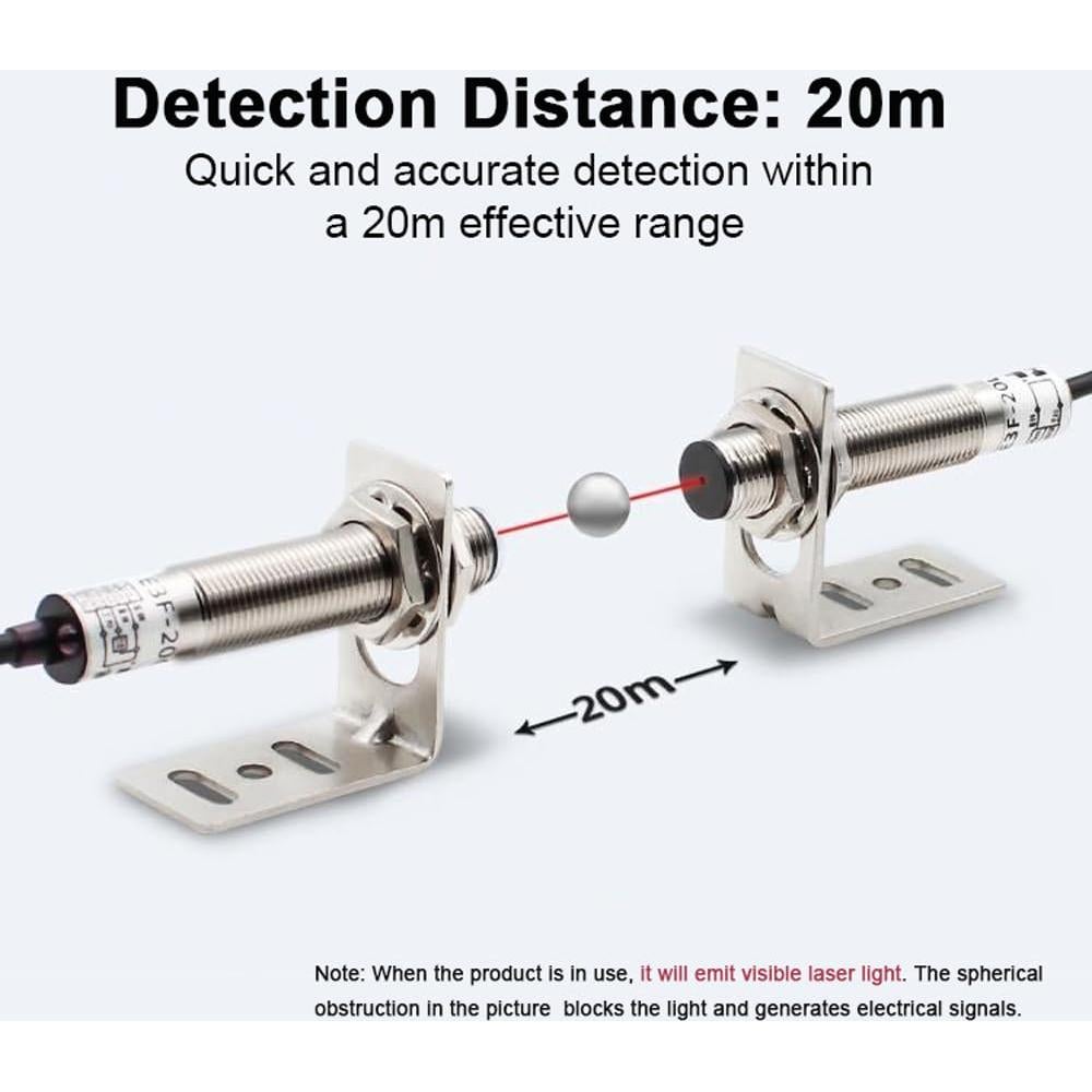 Par de Interruptores Fotoeléctricos AKINLOAF 0-20m 6-36V