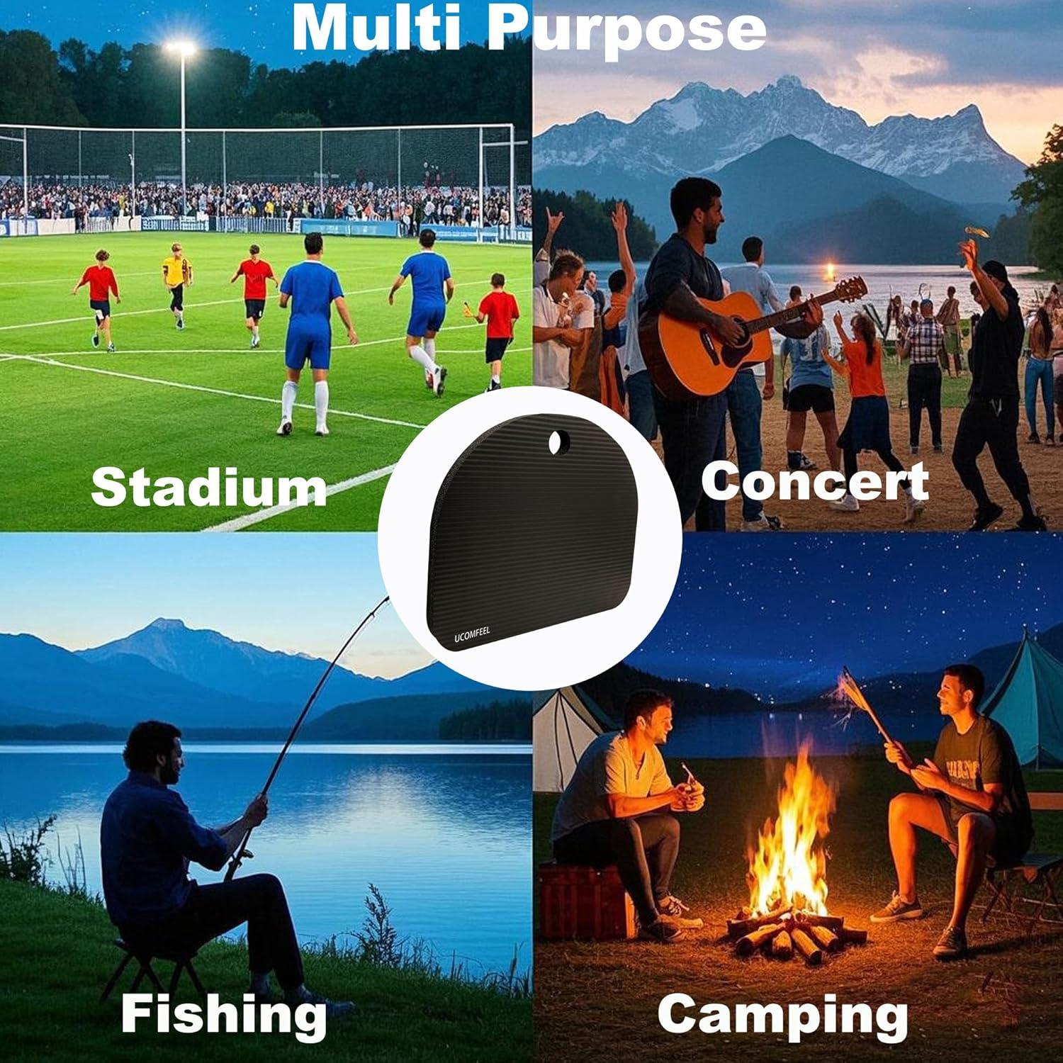 Cojines de Estadio UCOMFEEL Impermeables 39x33x3 cm - 2 Unidades