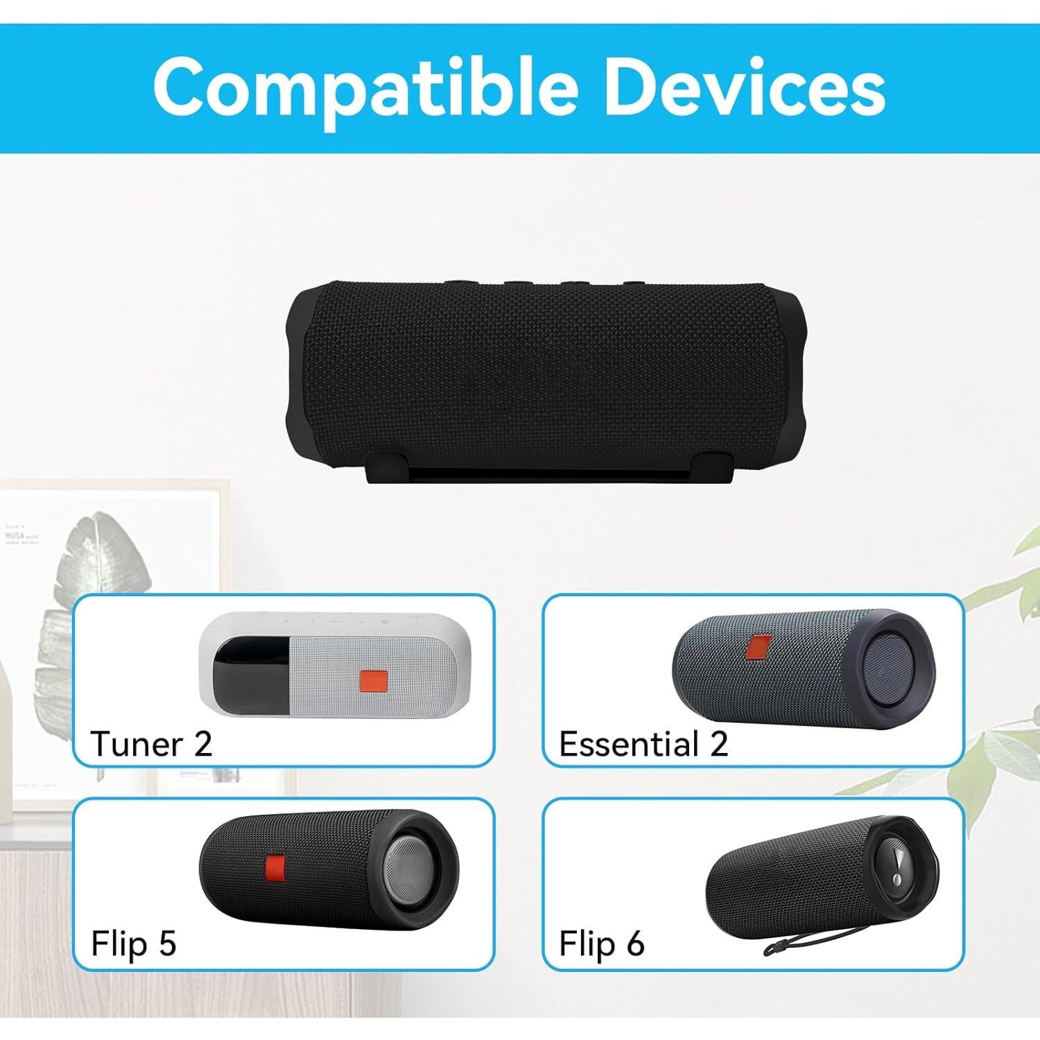 Soporte de pared de metal Shinar para Roam 1/2 Flip 6 - Negro