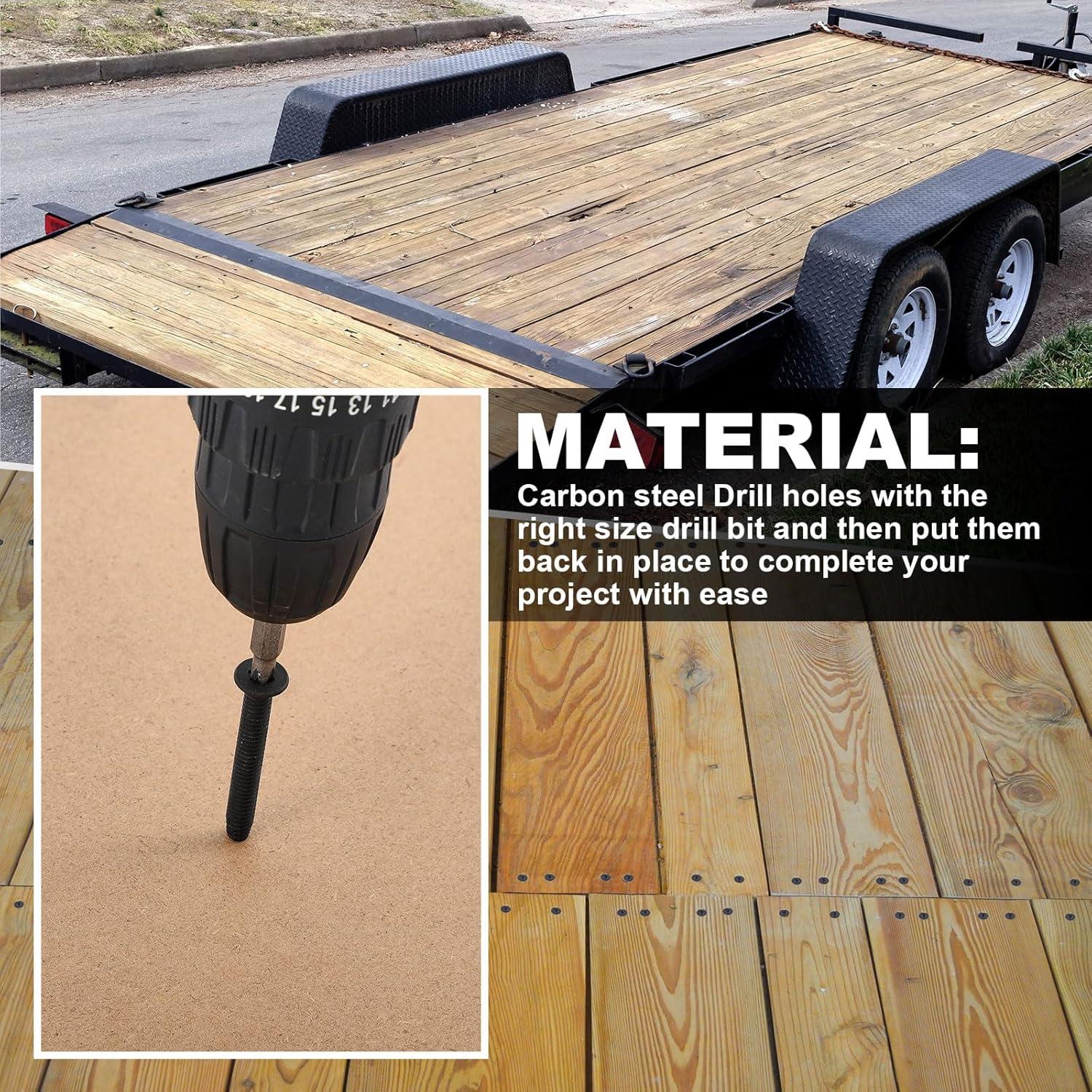 Tornillos para Cubierta de Remolque Blulu 1/4-20 x 5.08 cm 200 Pzas