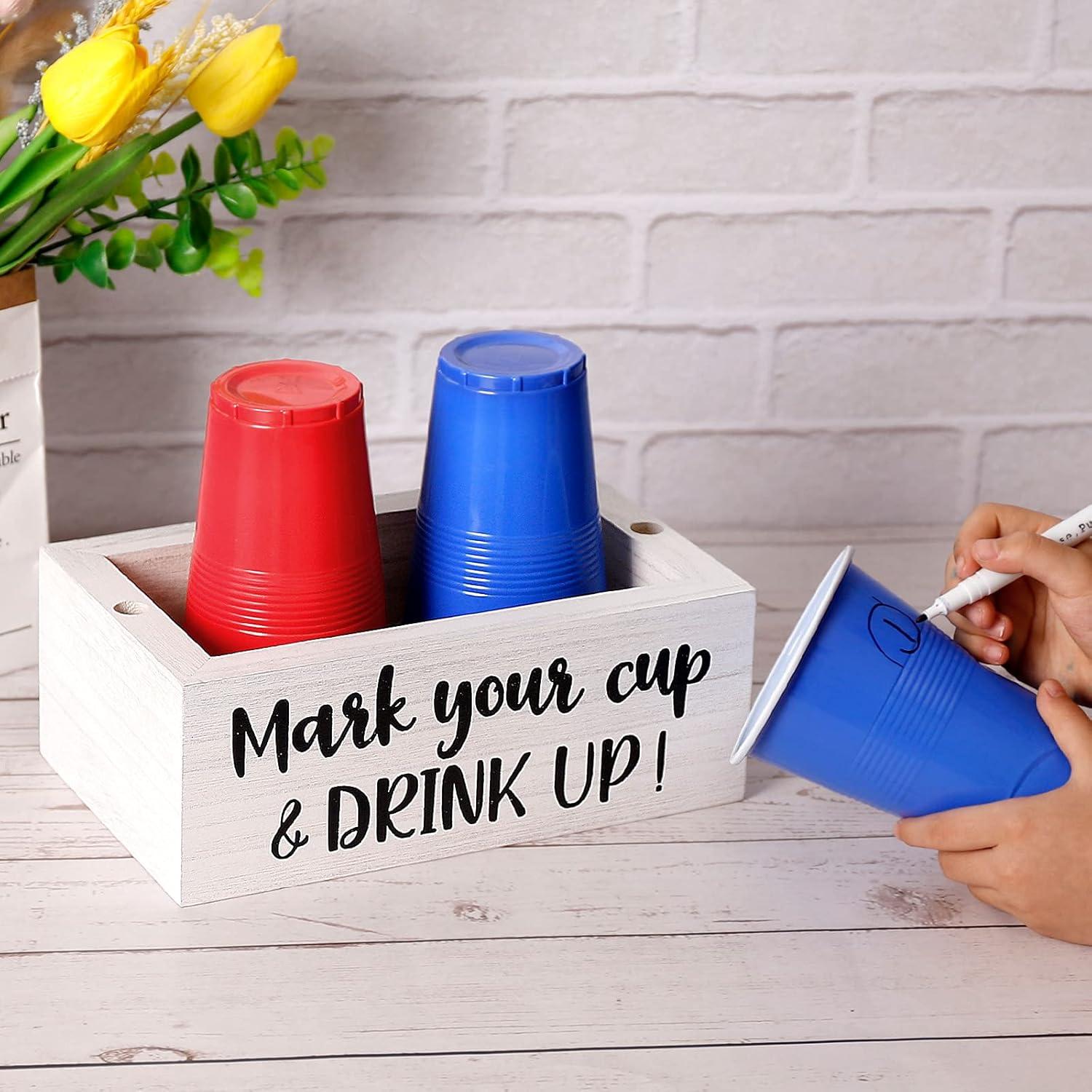 Soporte Doble de Tazas Vintage KarNeey 8.89x14.61 cm Blanco