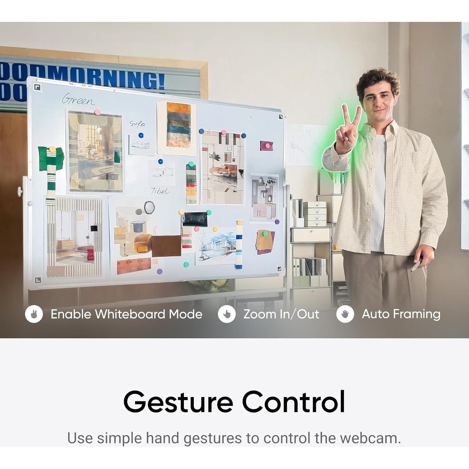 Webcam 4K Insta360 Link 2C - Enfoque Automático, HDR, AI