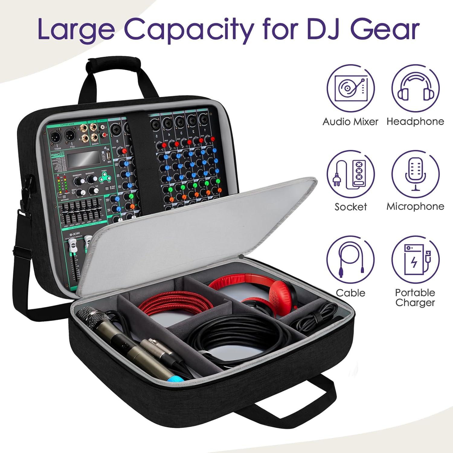 Estuche para Mezclador de Audio SNIGJAT 39.37x33.02cm Negro