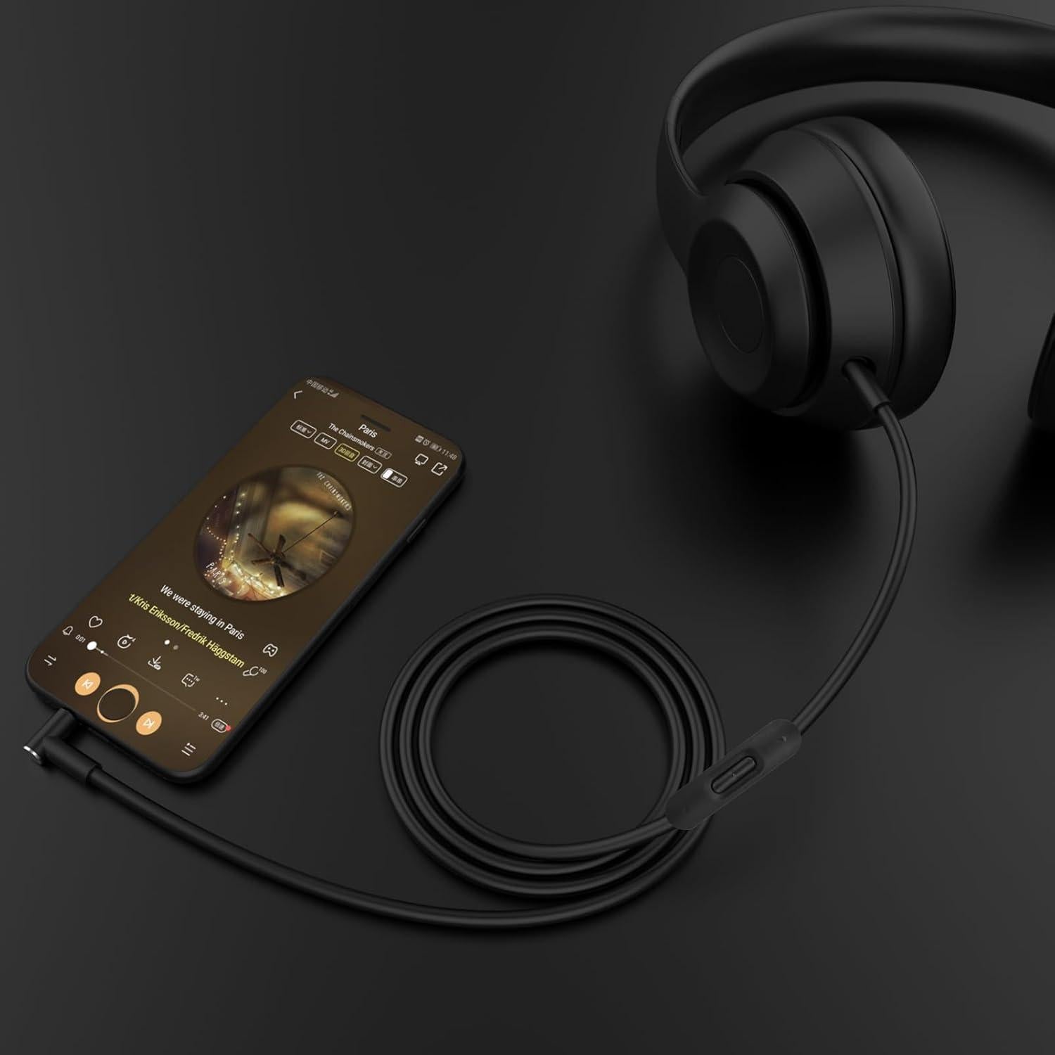 Cable de audio 3.5mm Lusgawer para auriculares Beats Solo 4/3/2