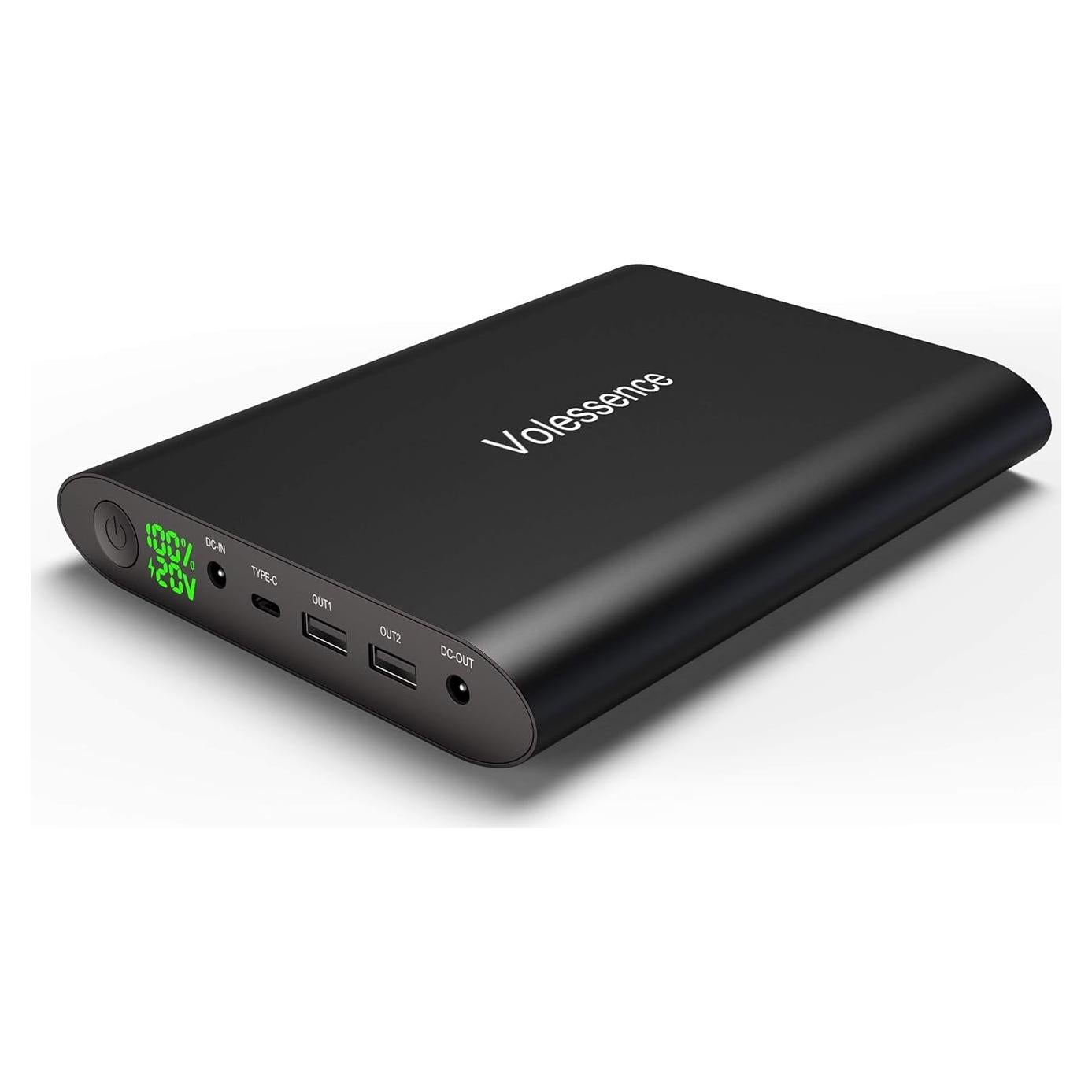 Banco de Energía 50000mAh Volessence para Laptop Carga Rápida