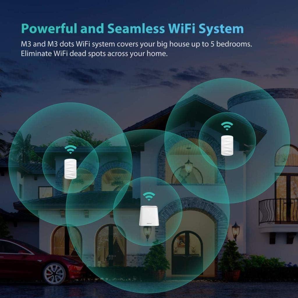 Extensor de WiFi M3 Dot Meshforce - Amplía cobertura hasta 92.9 m²