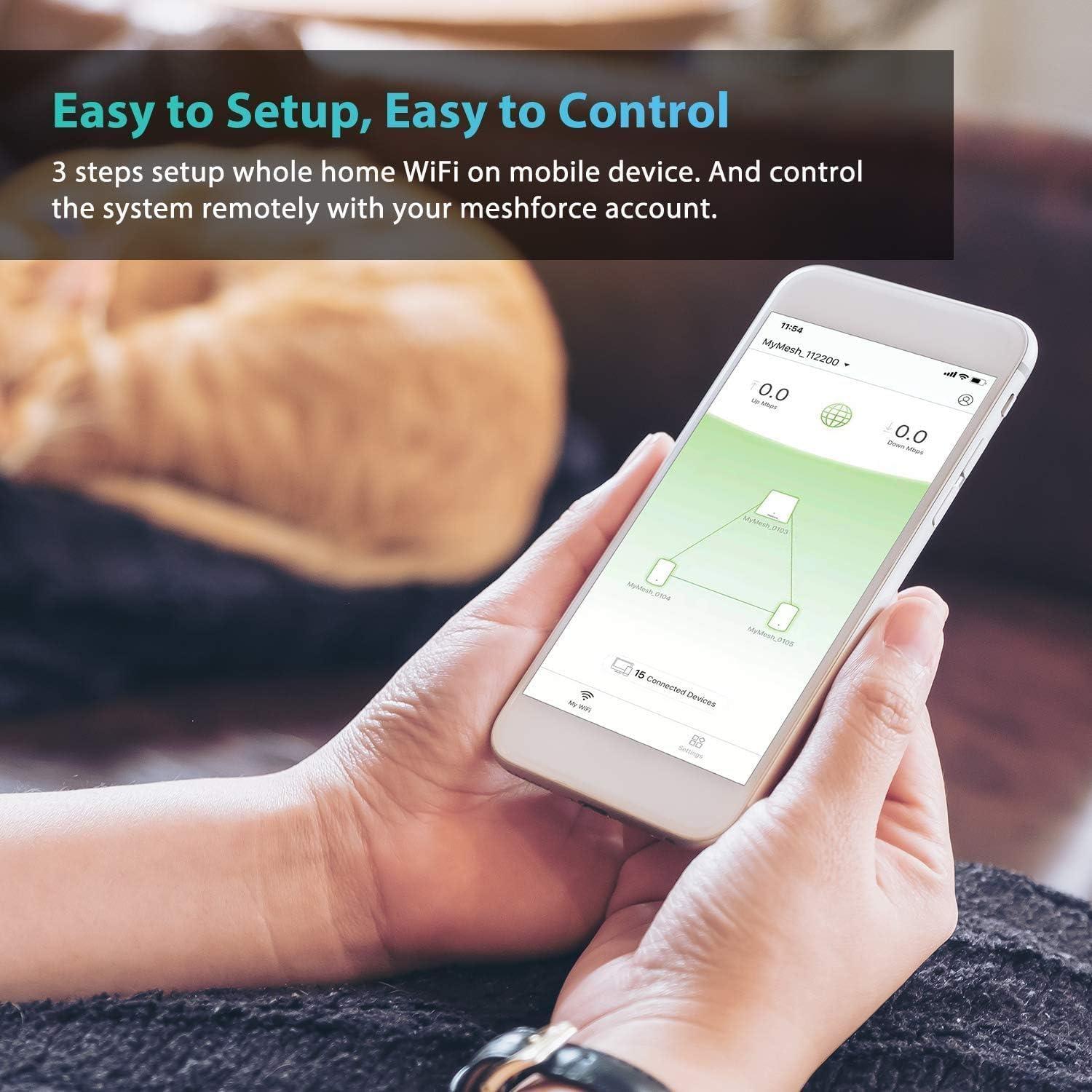 Extensor de WiFi M3 Dot Meshforce - Amplía cobertura hasta 92.9 m²