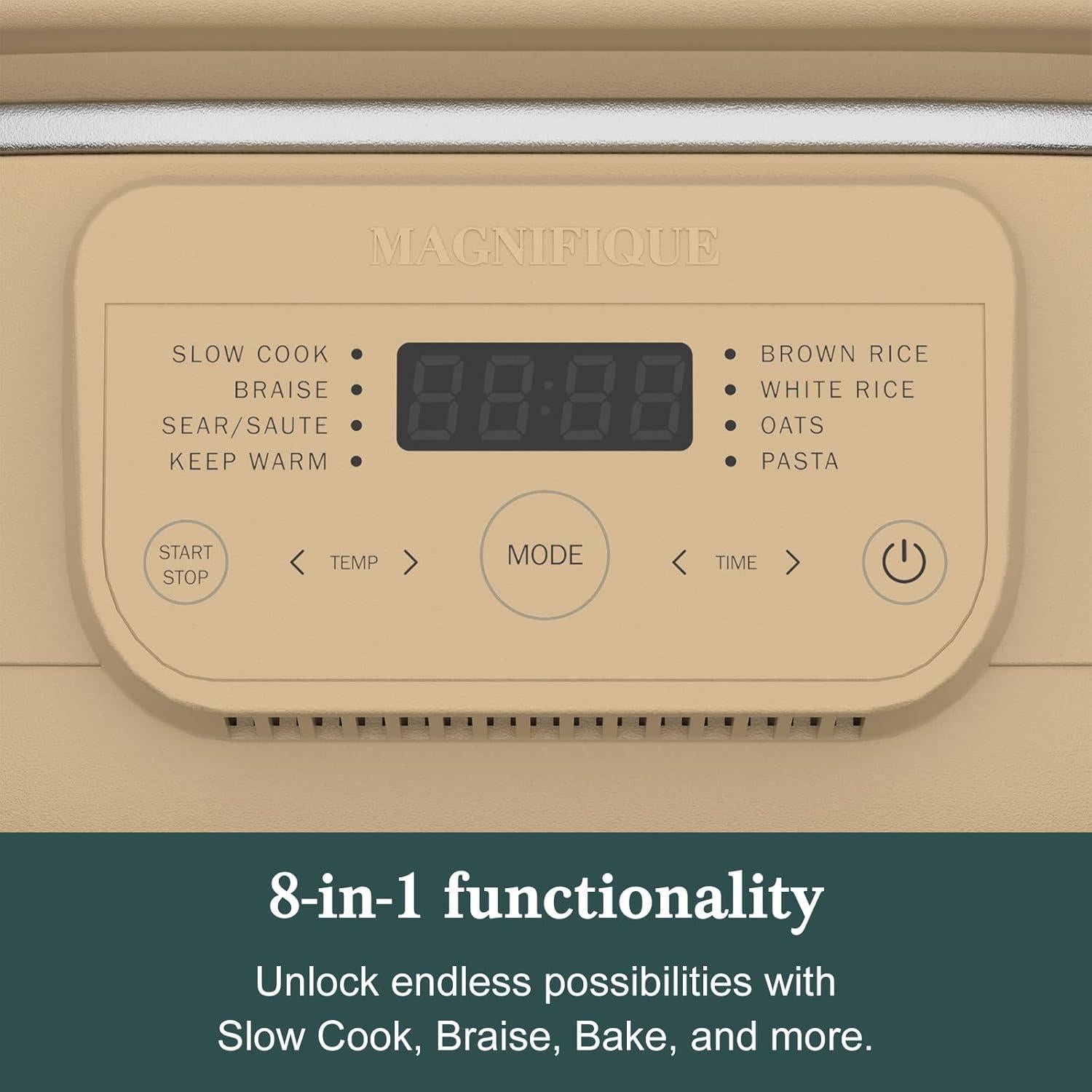 Olla de Cocción Lenta 4QT INDY VAC Programable 8 en 1