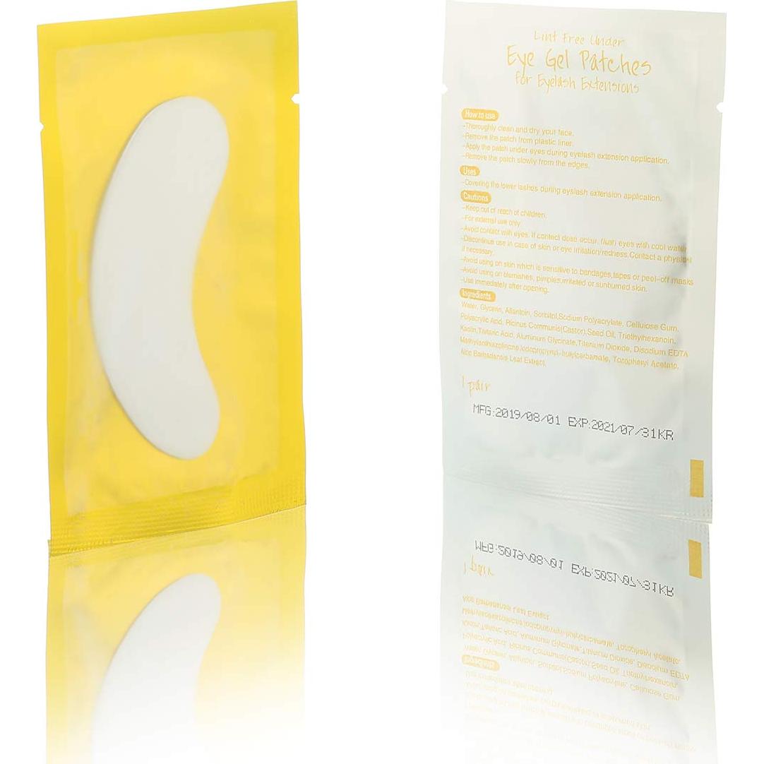 Conjunto de 100 Almohadillas de Gel para Ojos V World Dorado