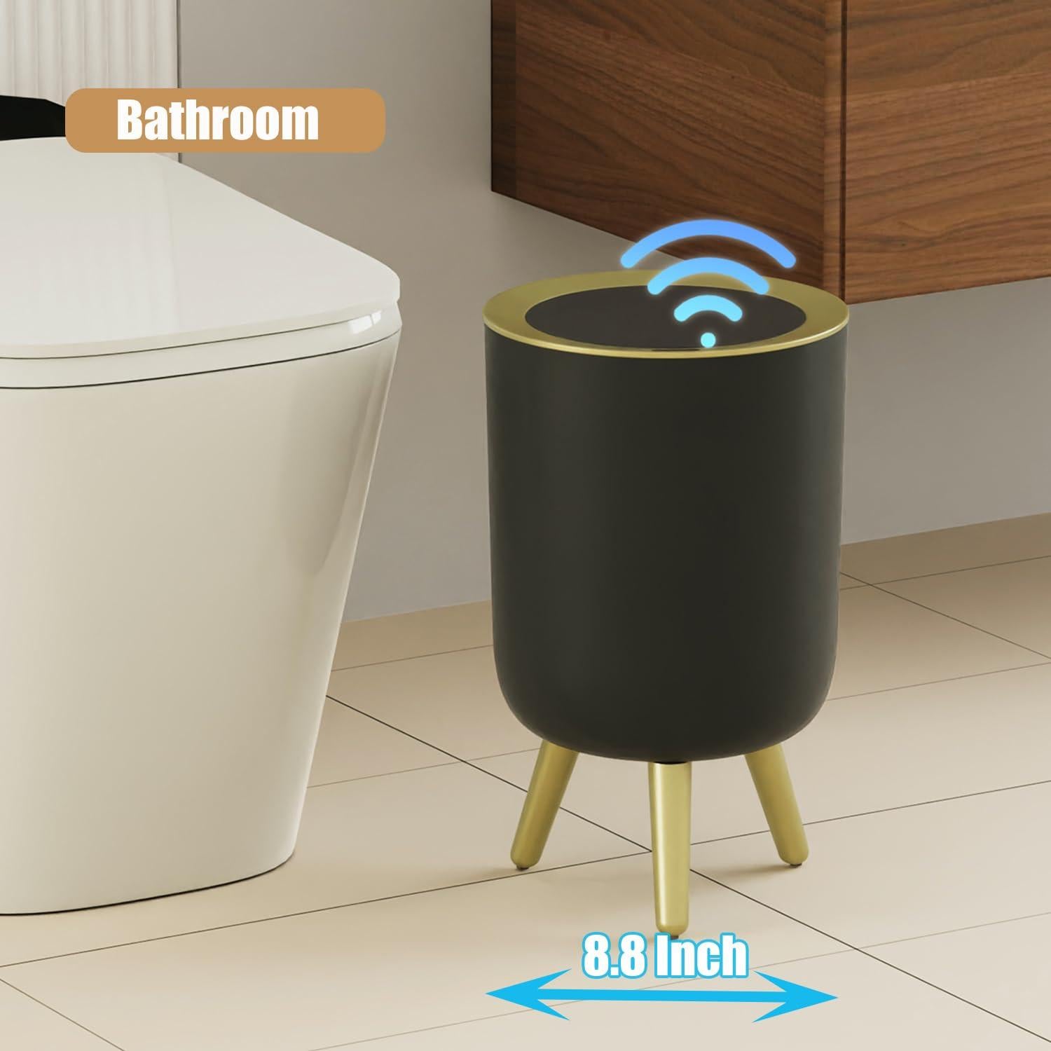 Basurero Automático Yatmung 7L Negro con Sensor de Movimiento