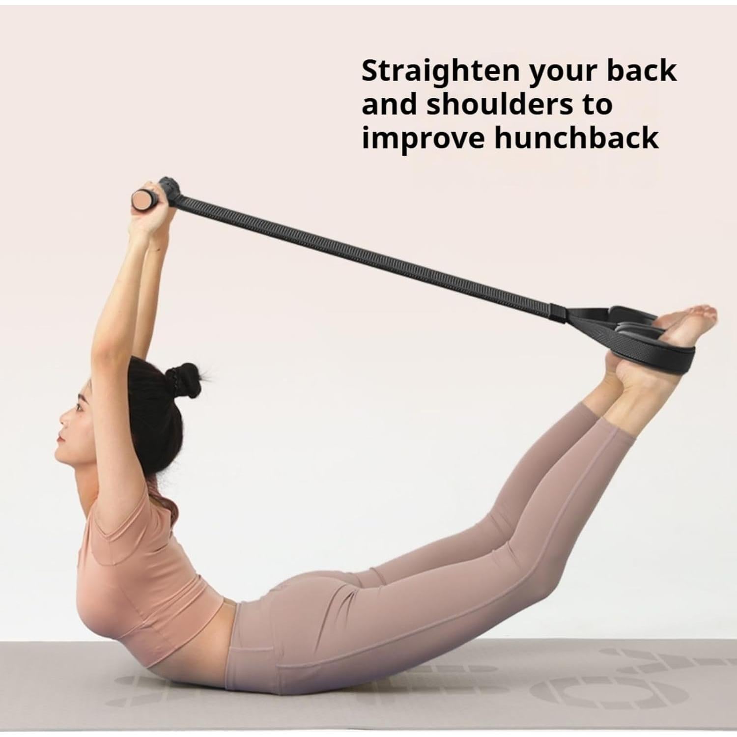 Banda de Resistencia de Yoga Zooplan ZZLQ01 120lb Portátil