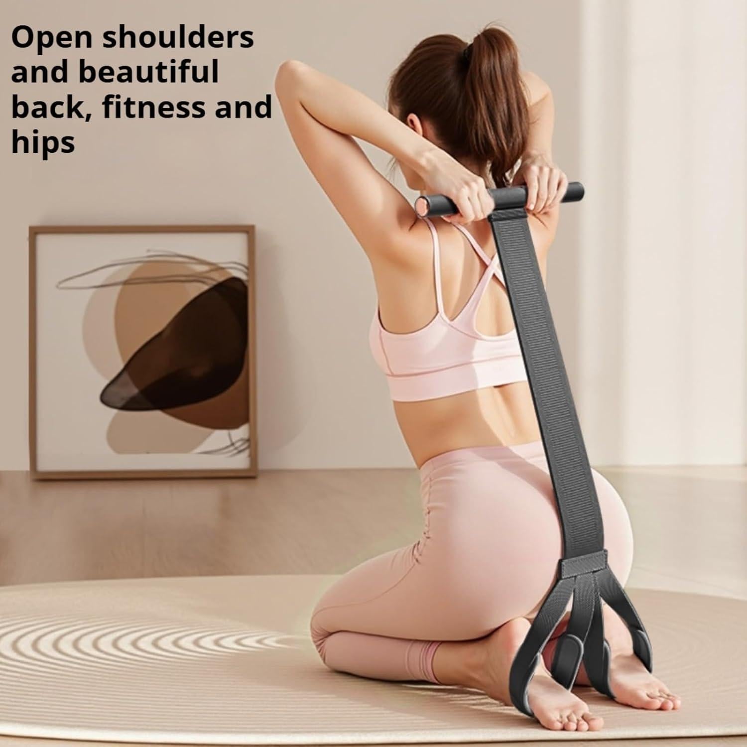 Banda de Resistencia de Yoga Zooplan ZZLQ01 120lb Portátil