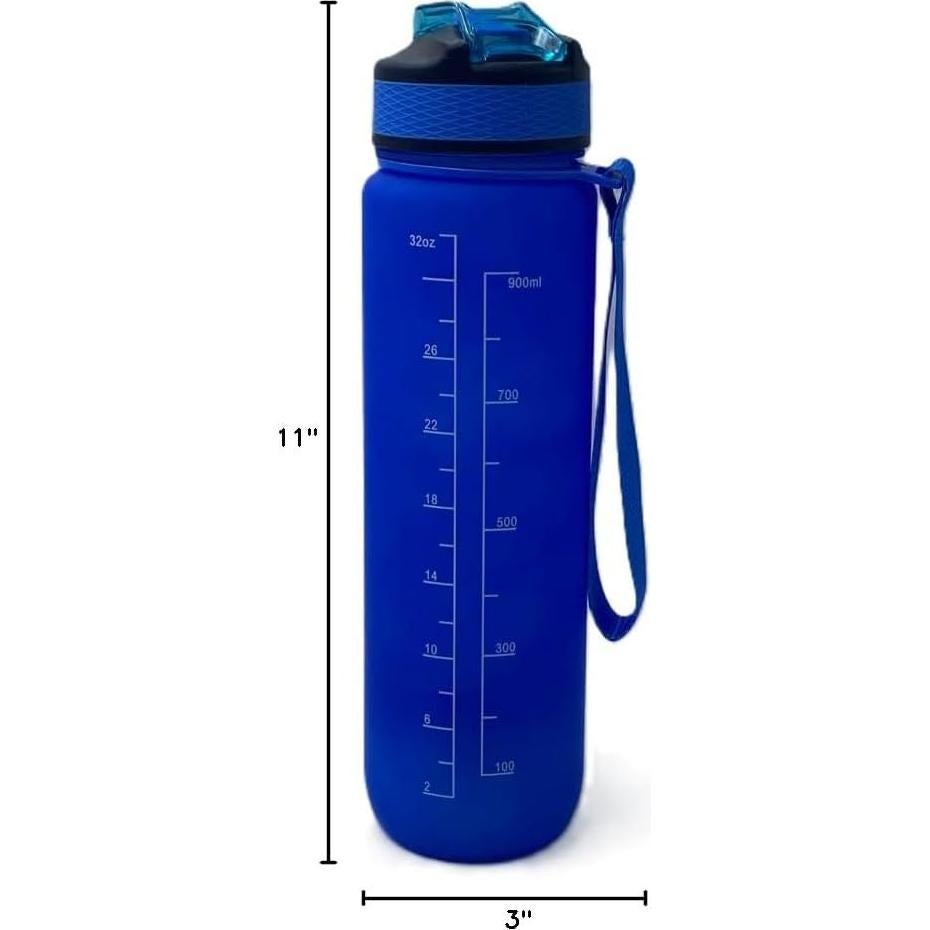 Botella de agua reutilizable Healthaccessories 1L motivacional