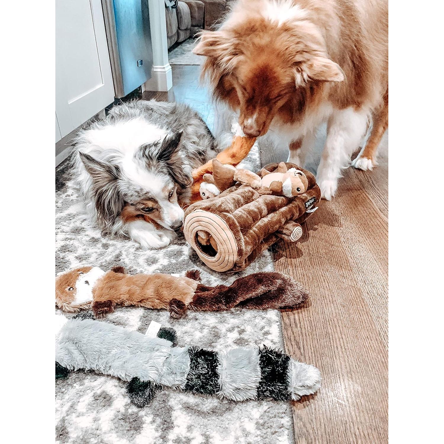 Juguete Interactivo ZippyPaws Burrow Tronco Ardilla Mediano