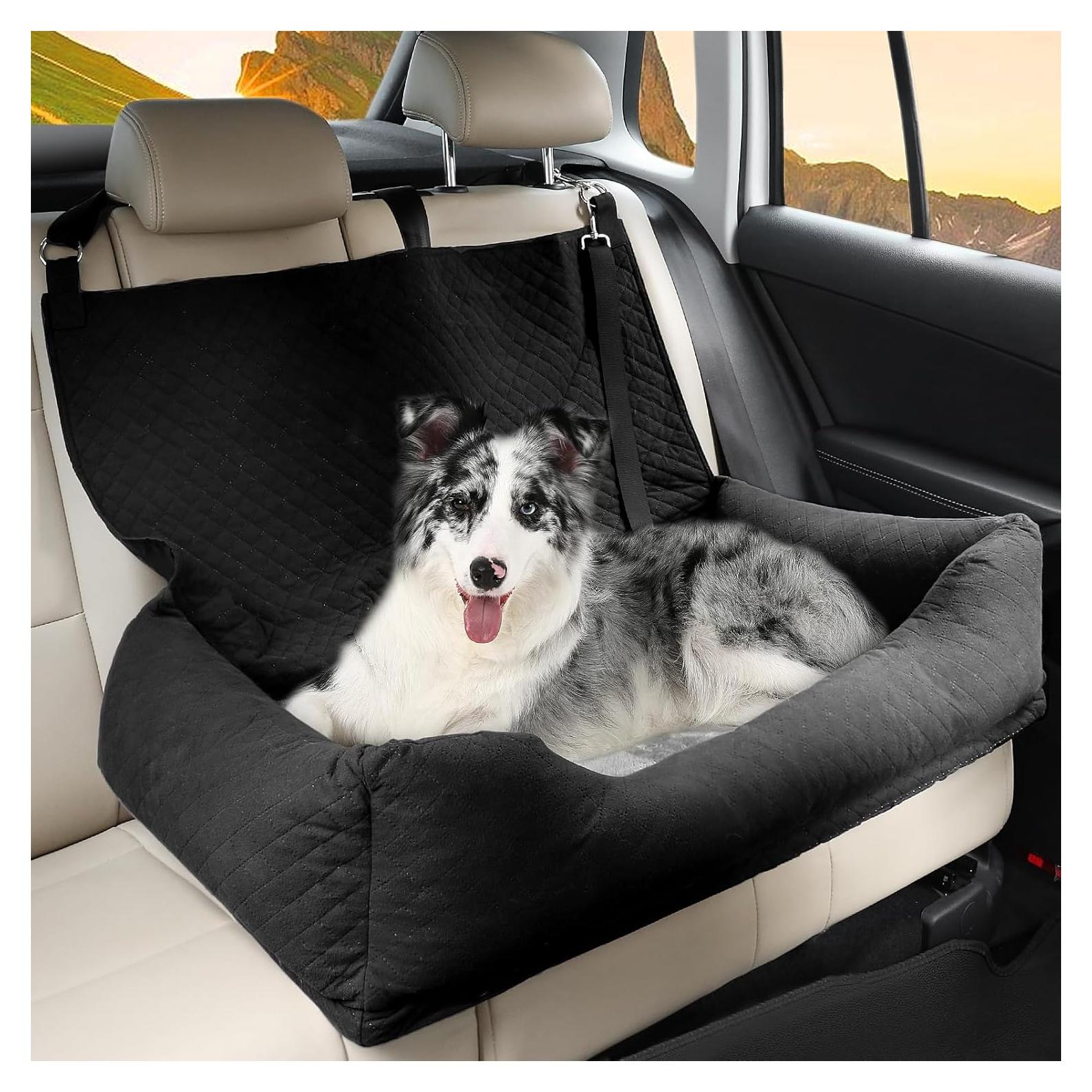 Asiento de Coche para Perros Bnonya Grande 89x48cm Antideslizante