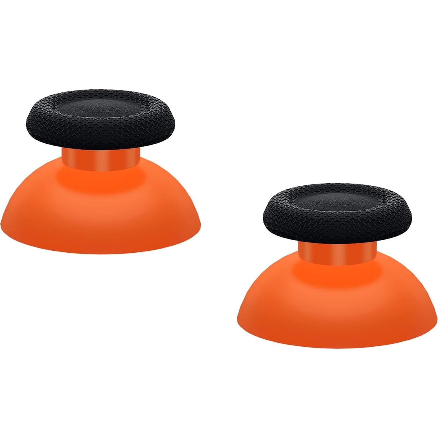 eXtremeRate Reemplazo Thumbsticks Naranja y Negro PS5/PS4