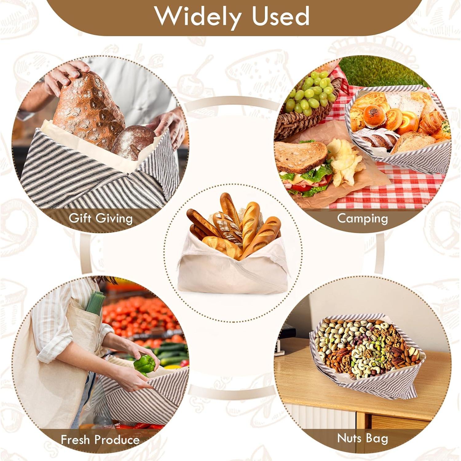 Bolsas de Pan de Cera de Abeja Yeload 14" Reutilizables 4 Pzas