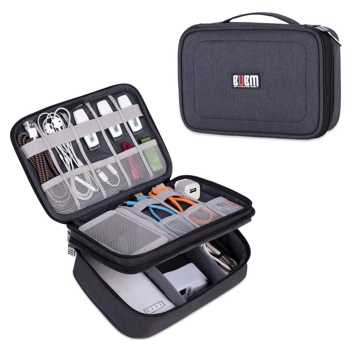 Organizador Electrónico BUBM Mediana para iPad Mini Negro