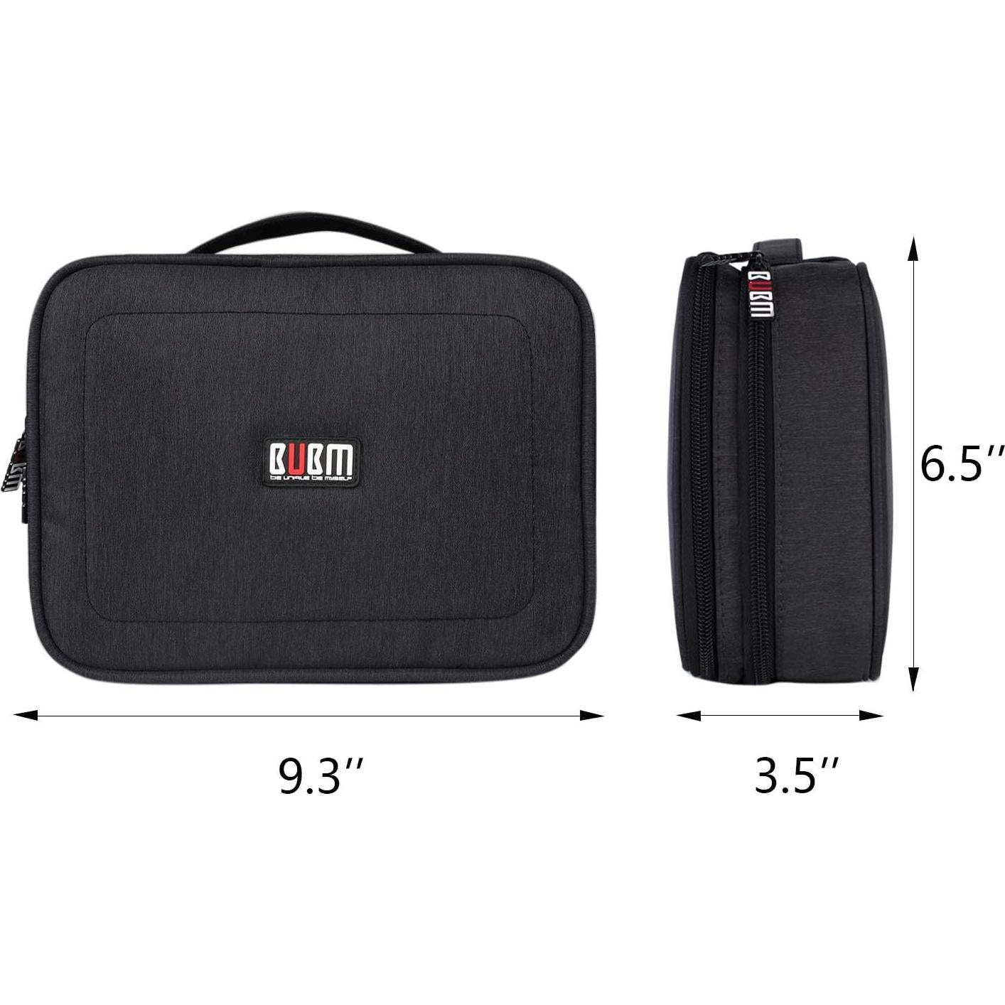 Organizador Electrónico BUBM Mediana para iPad Mini Negro