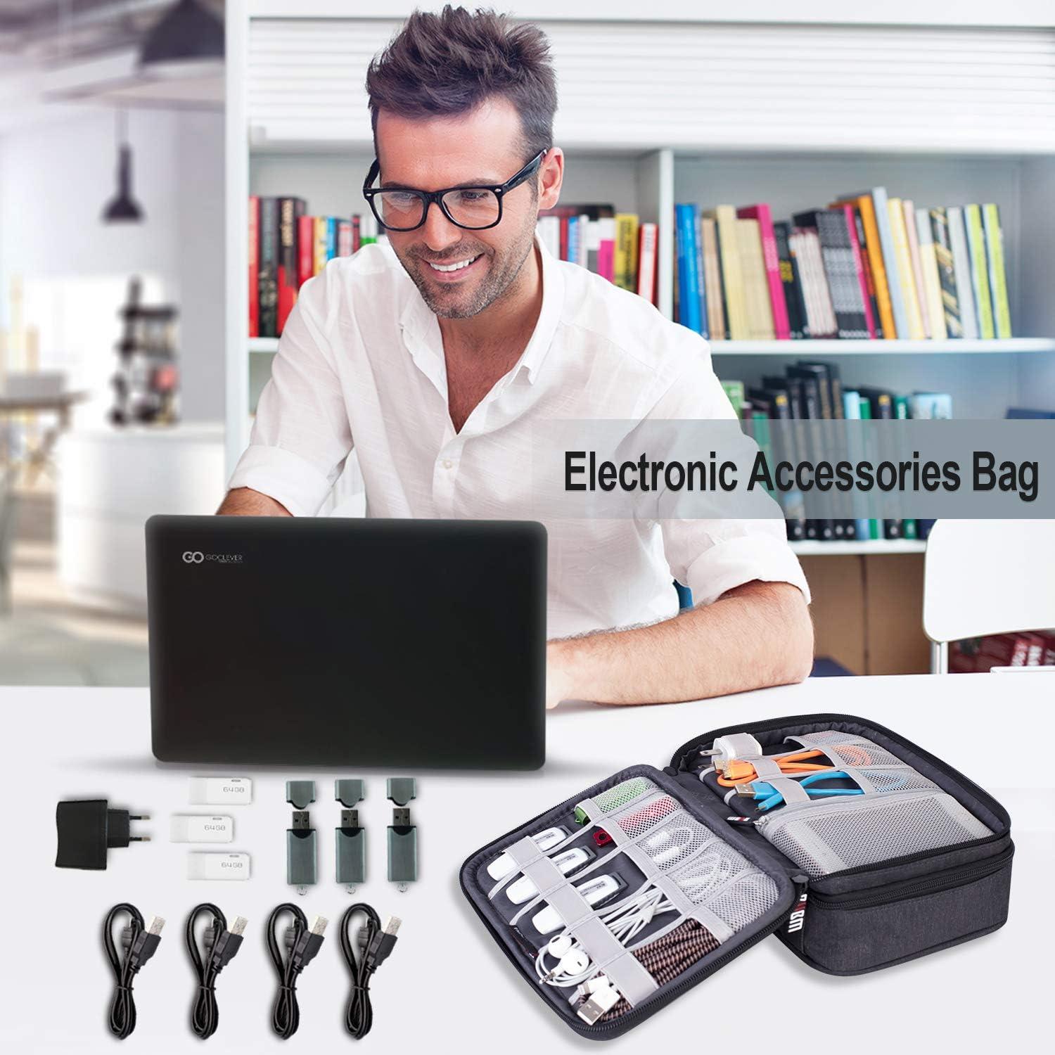 Organizador Electrónico BUBM Mediana para iPad Mini Negro