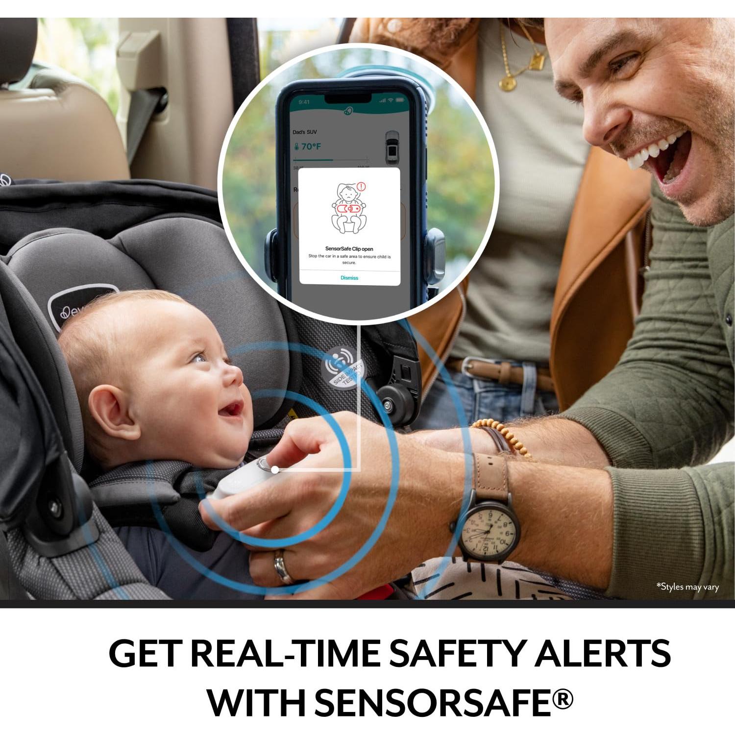 Asiento de Auto y Cochecito Evenflo Gold Shyft DualRide Gris