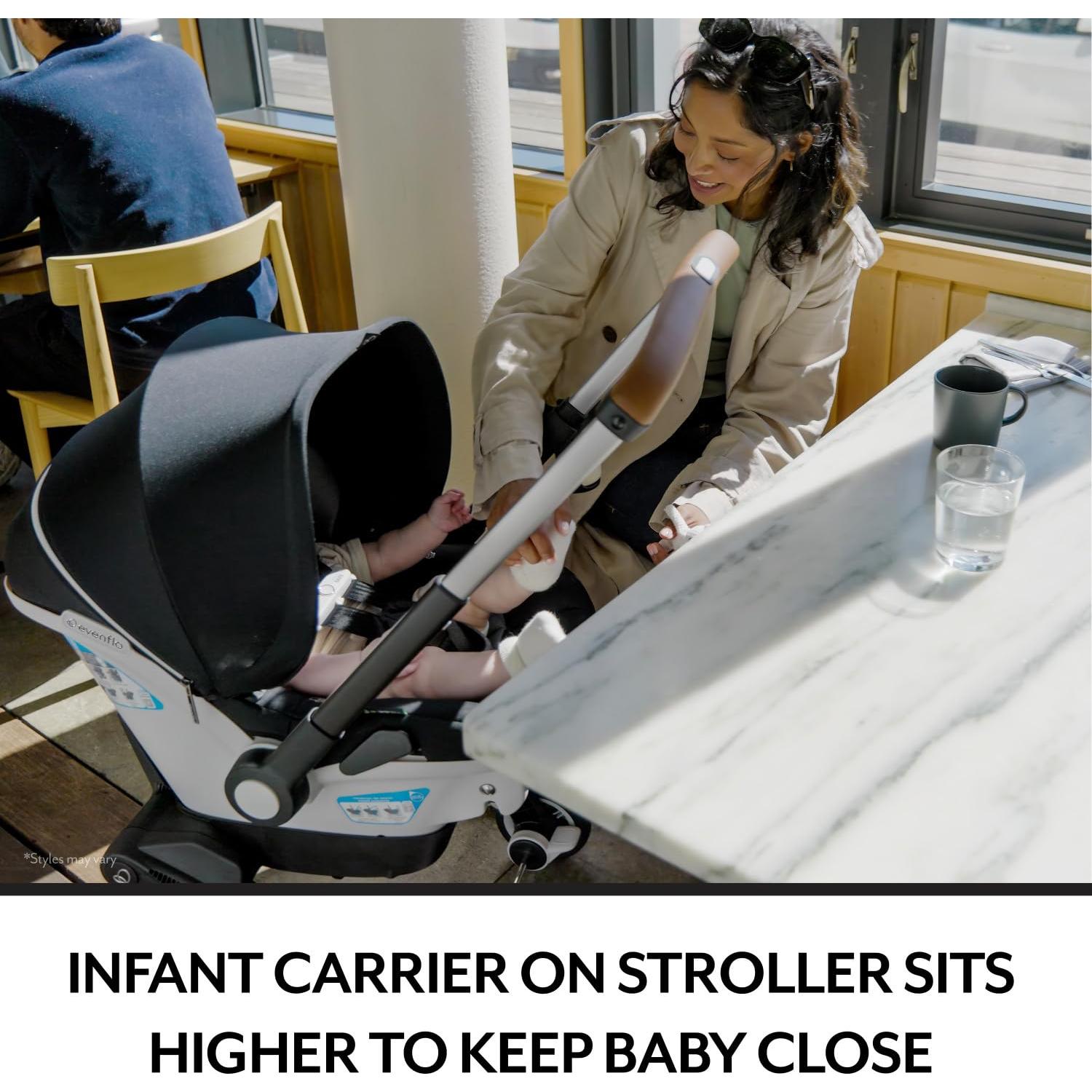 Asiento de Auto y Cochecito Evenflo Gold Shyft DualRide Gris