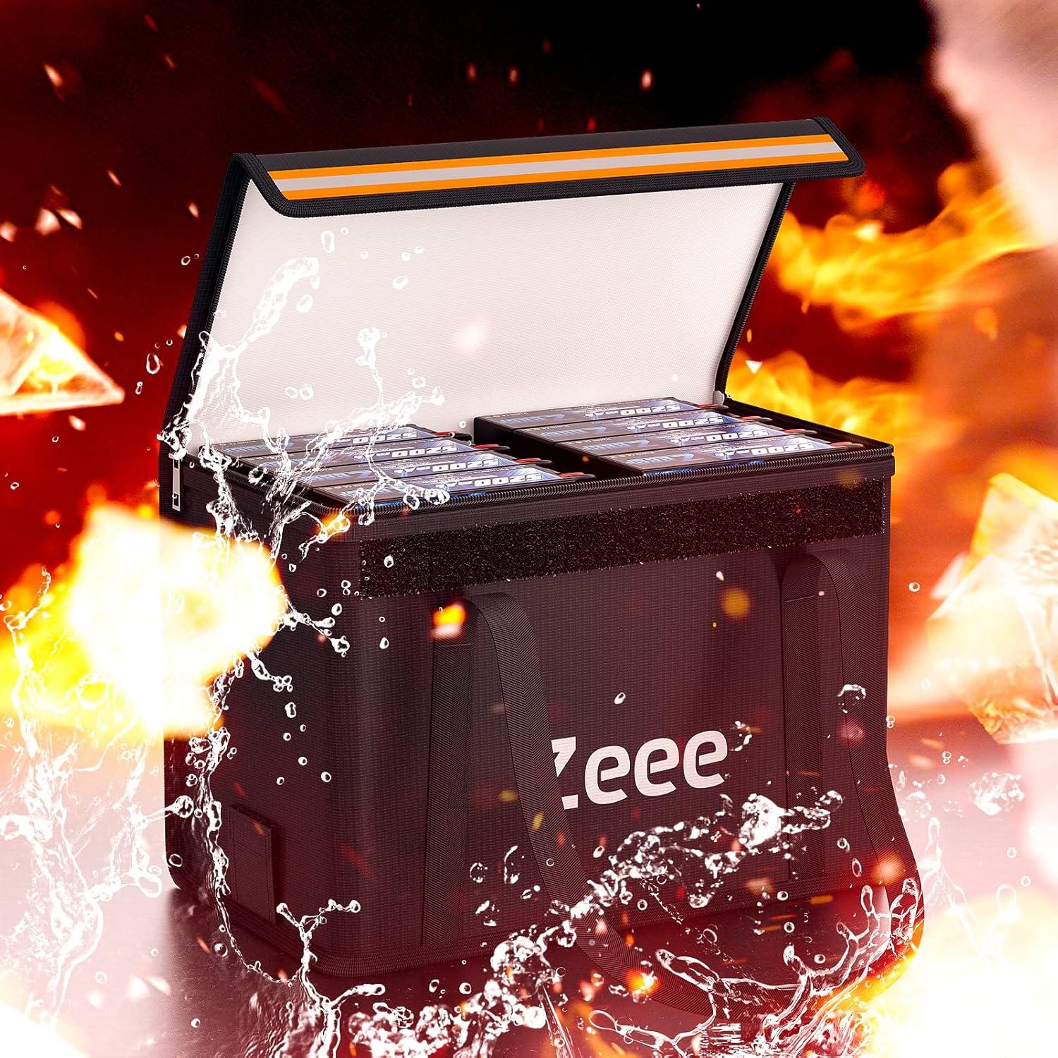 Bolsa de Batería Lipo Zeee a Prueba de Fuego 396g 35.8x20x25cm