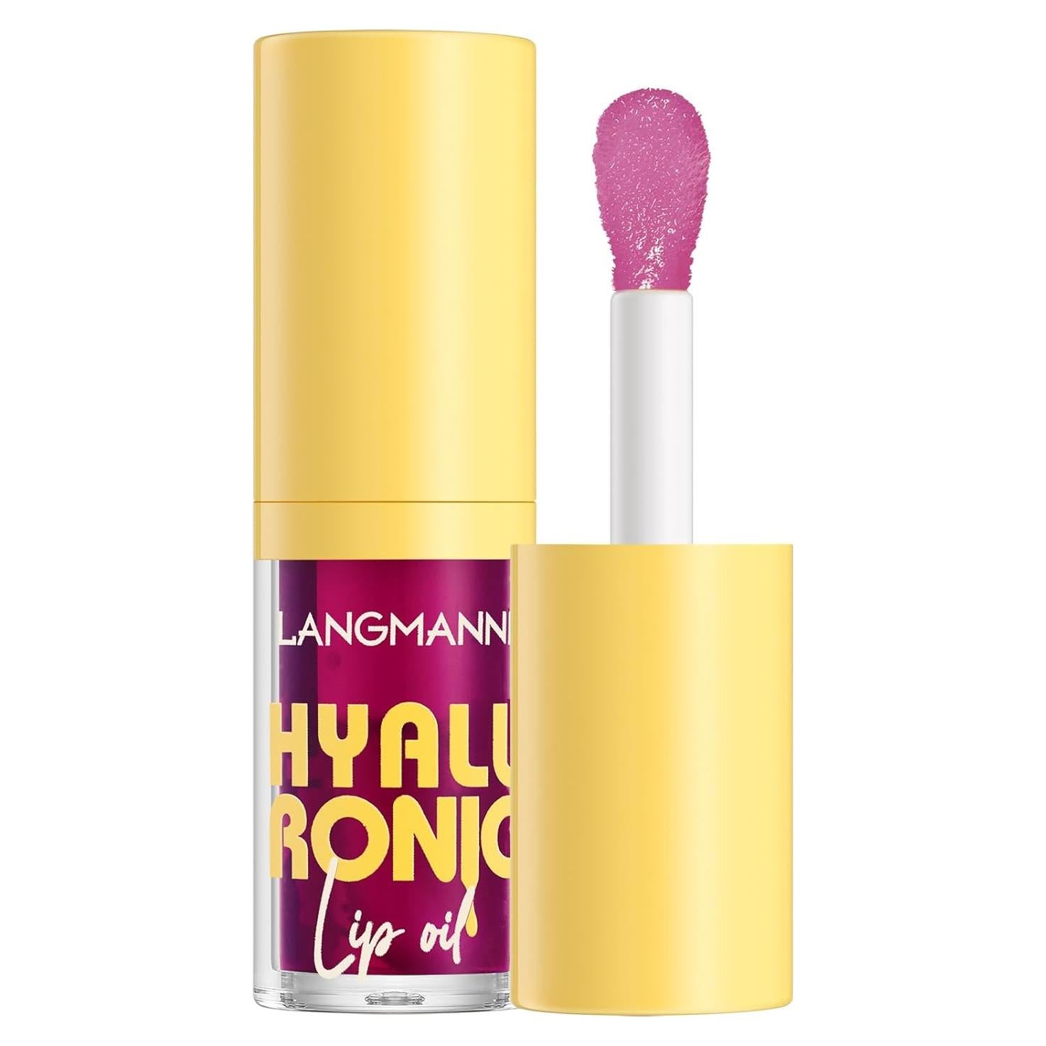 Aceite de Labios LANGMANNI con Ácido Hialurónico - Tinte Uva