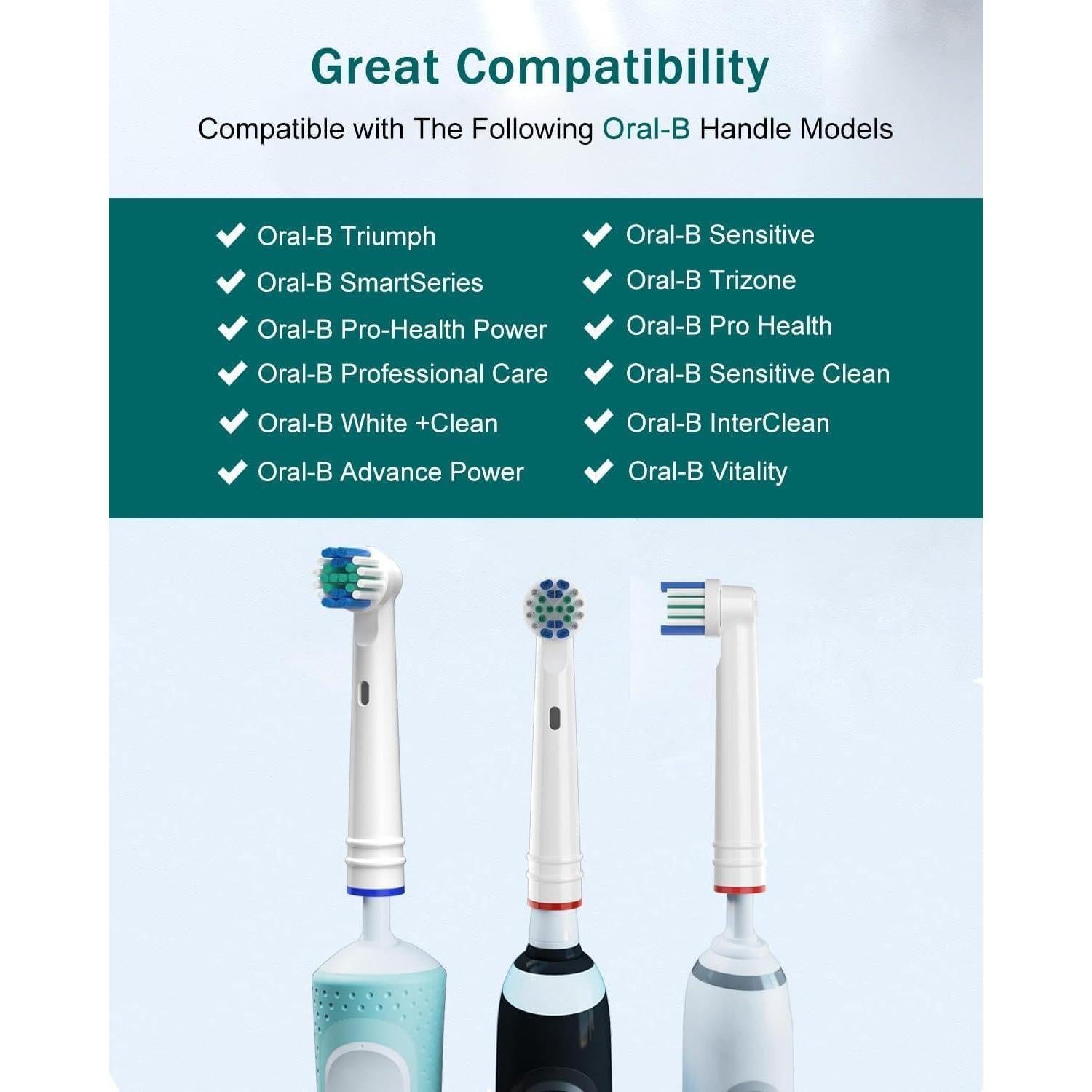 Paquete de 16 Cabezas de Cepillo de Dientes Repuesto Oral B