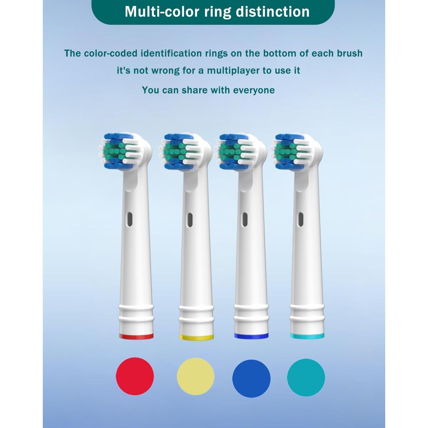 Paquete de 16 Cabezas de Cepillo de Dientes Repuesto Oral B