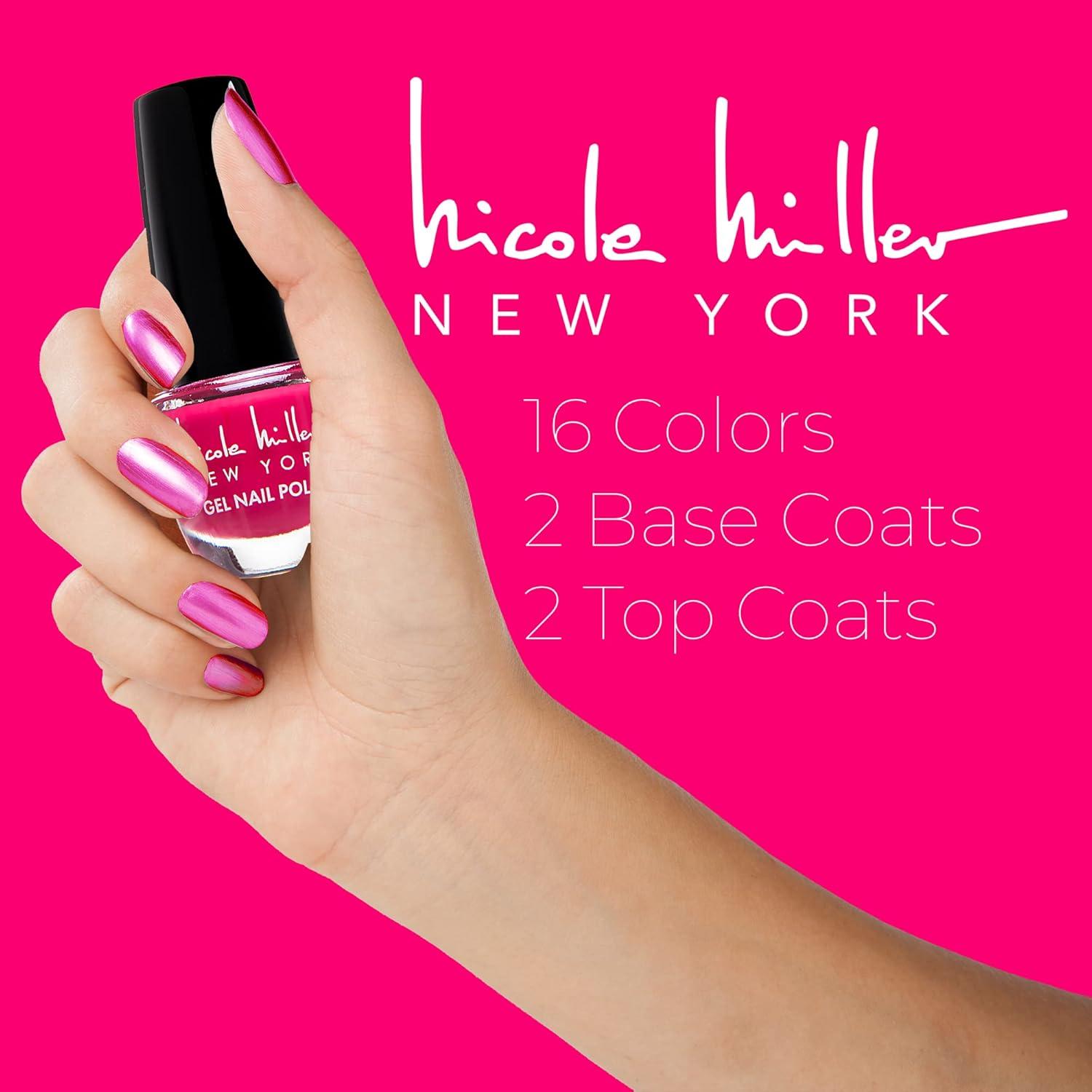 Conjunto de Esmalte de Uñas en Gel Nicole Miller - 20 Piezas