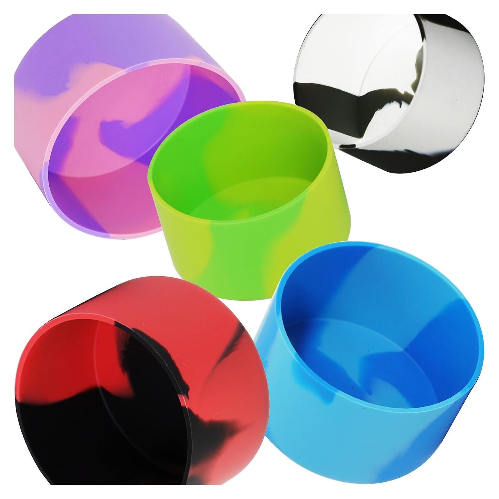 5 Pcs Botas de Silicona TFAK para Botellas de Agua 7.4-7.6 cm