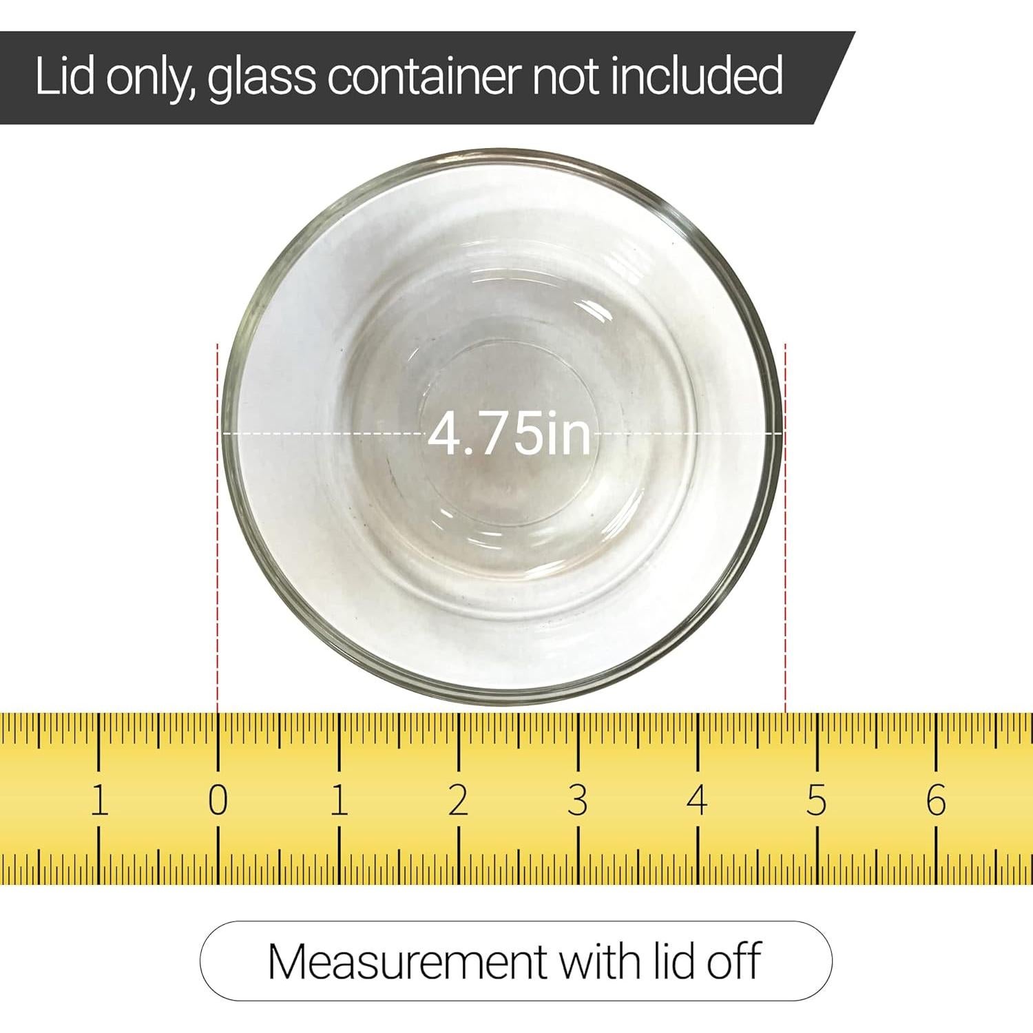 Tapa de Reemplazo MRX para Recipientes Pyrex 2 Tazas Azul 12.7 cm