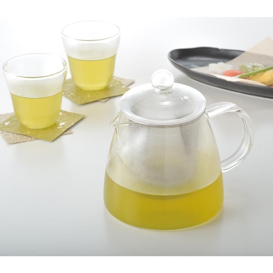 Tetera de vidrio Hario Pure 360ml con colador de acero