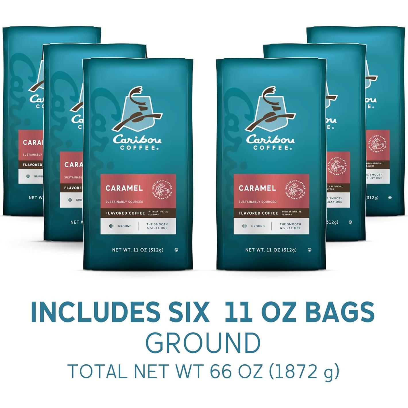 Café Molido Caramelo Caribou Coffee 1870g (6x311g)