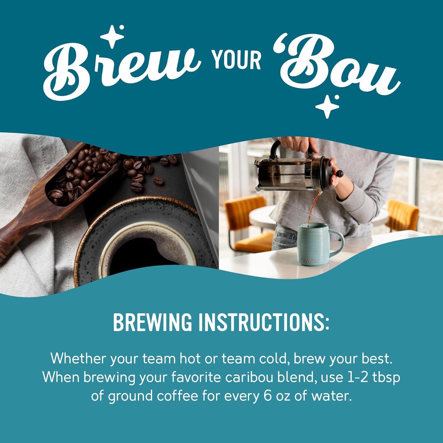 Café Molido Caramelo Caribou Coffee 1870g (6x311g)