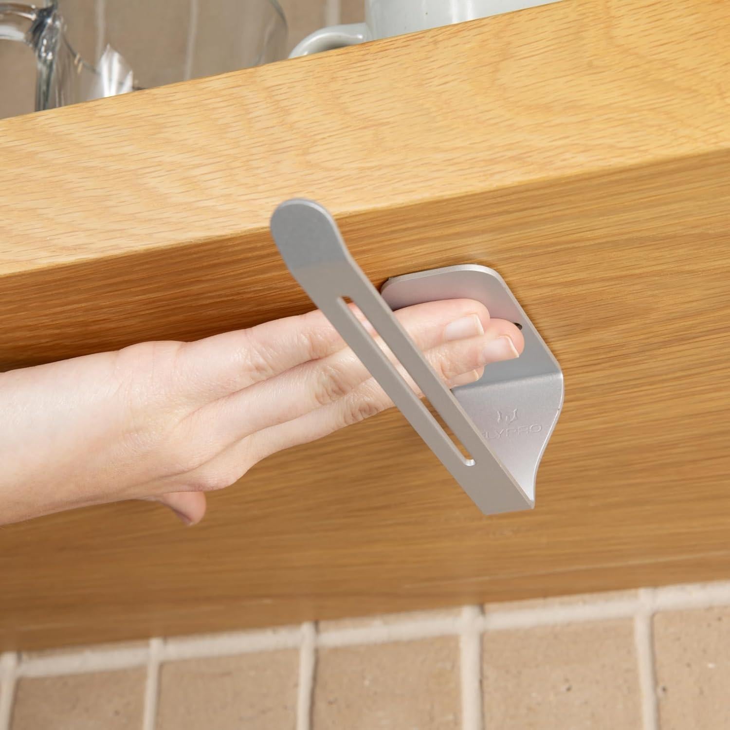 Organizador de Tapas de Vaso ELYPRO Acero Inoxidable 16.3cm