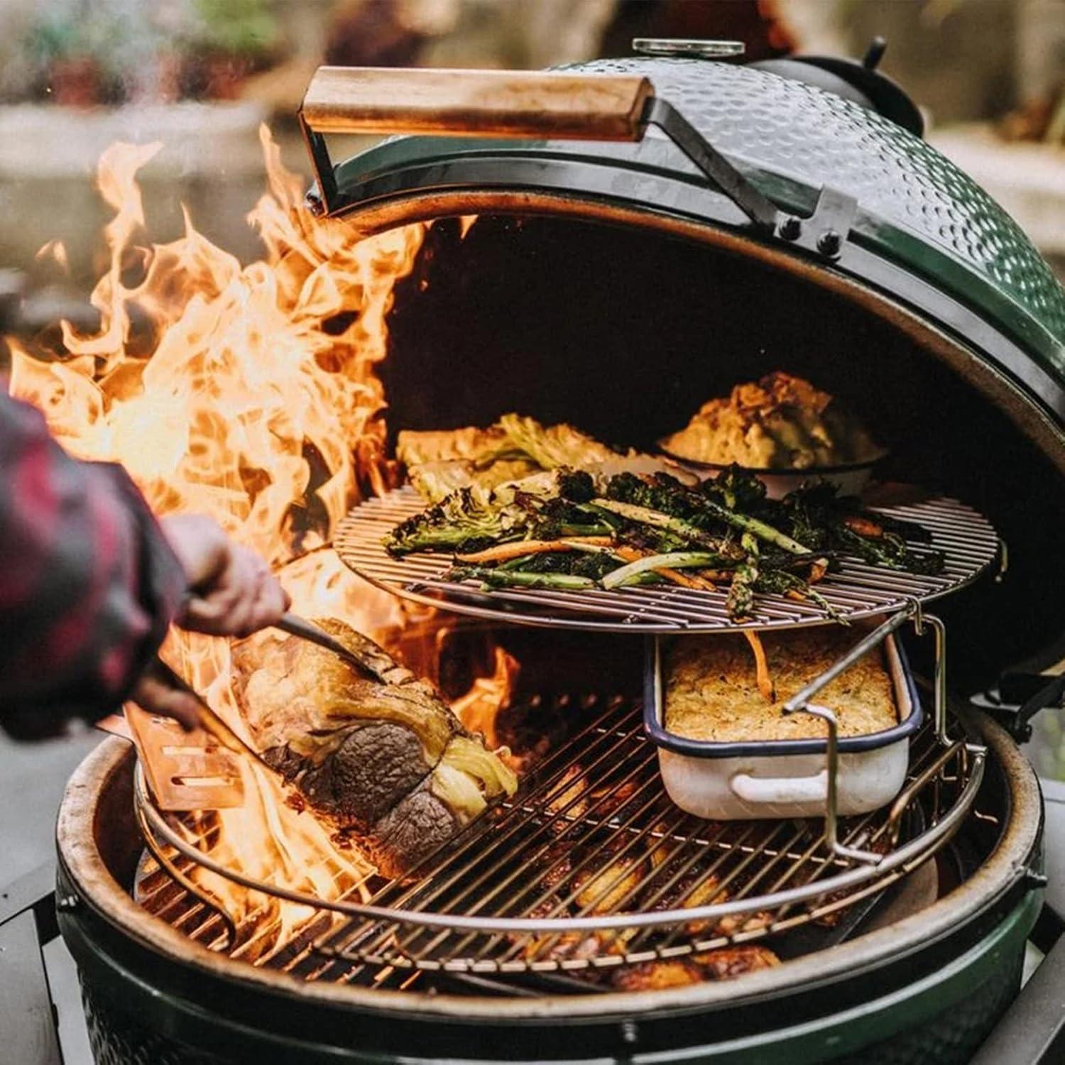 Caster Wheels 4 Inch Locking Stem Casters,Swivel Stem Casters Suitable for Original Big Size Green Egg Rolling Cart Mute Threaded Stem Casters Set of 4 Heavy Duty Castors Black