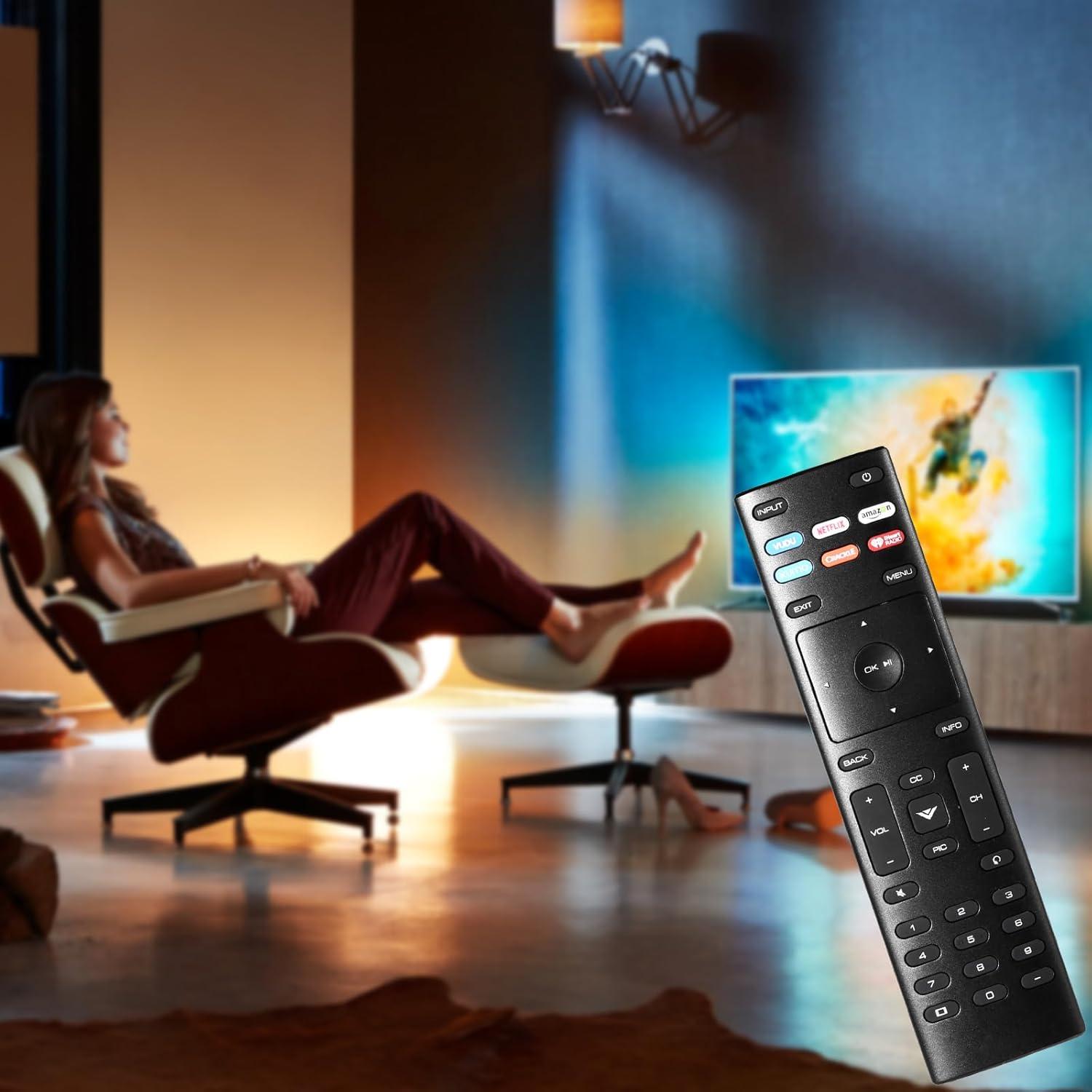 Control Remoto Universal XRT136 Uyibii para Televisores Vizio