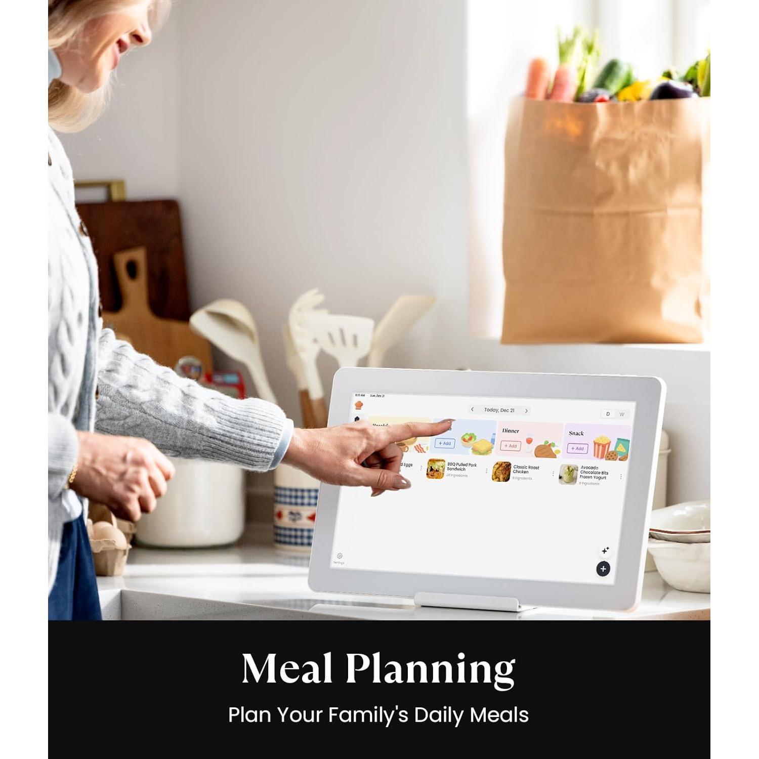 Calendario Digital Cozyla+ 15.6" Pantalla Táctil Blanco