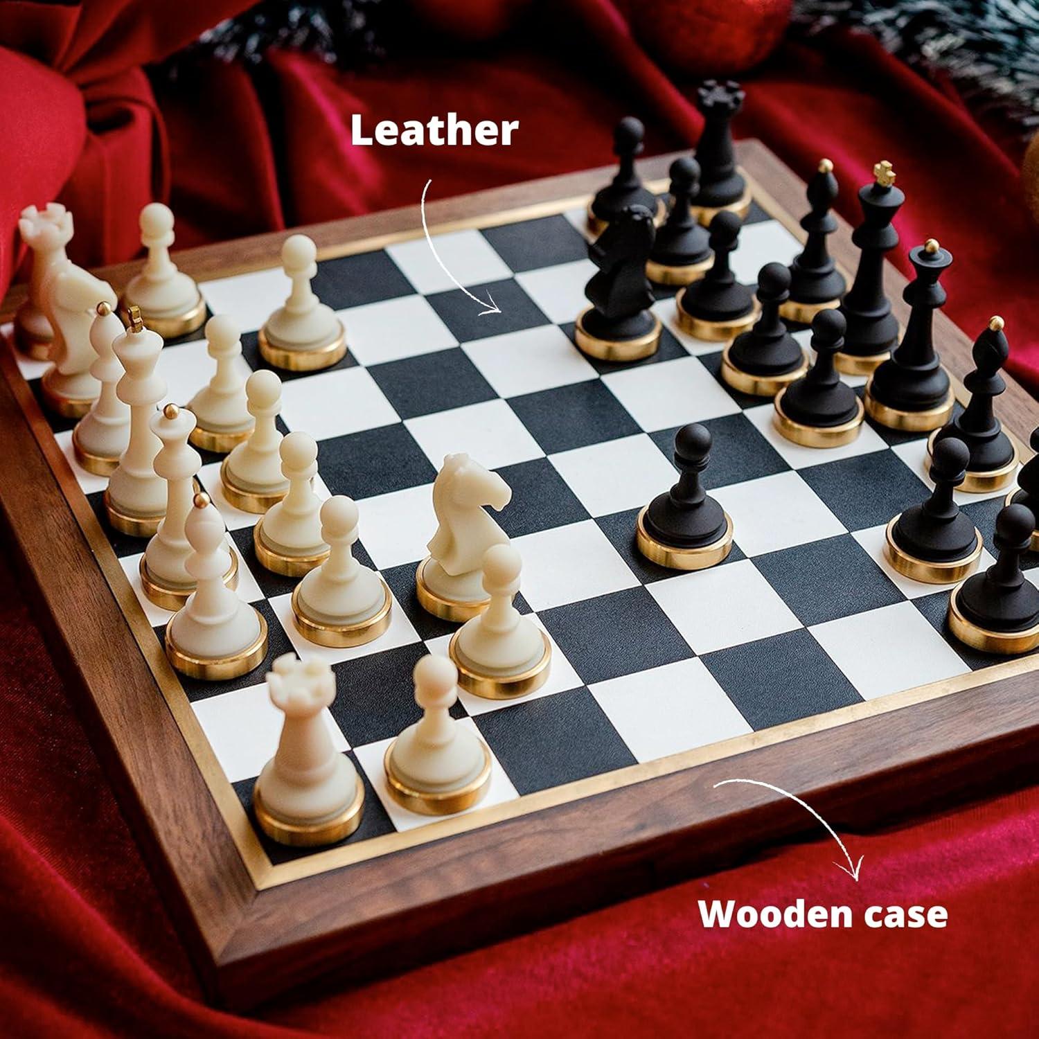 Juego de Ajedrez de Madera Premium The Craft House 27.94 cm