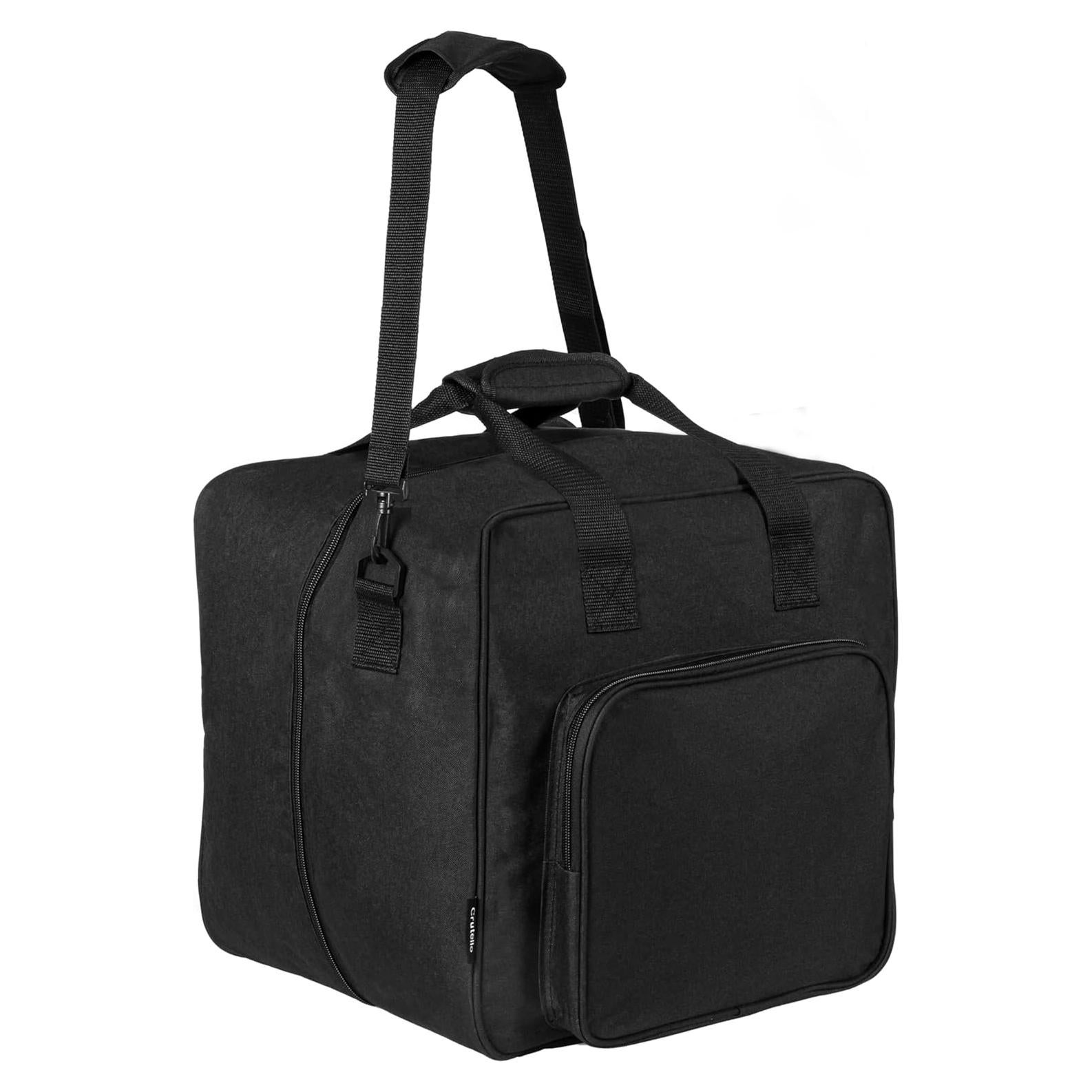 Funda para Máquina de Coser Crutello Negra - Universal con Bolsillos