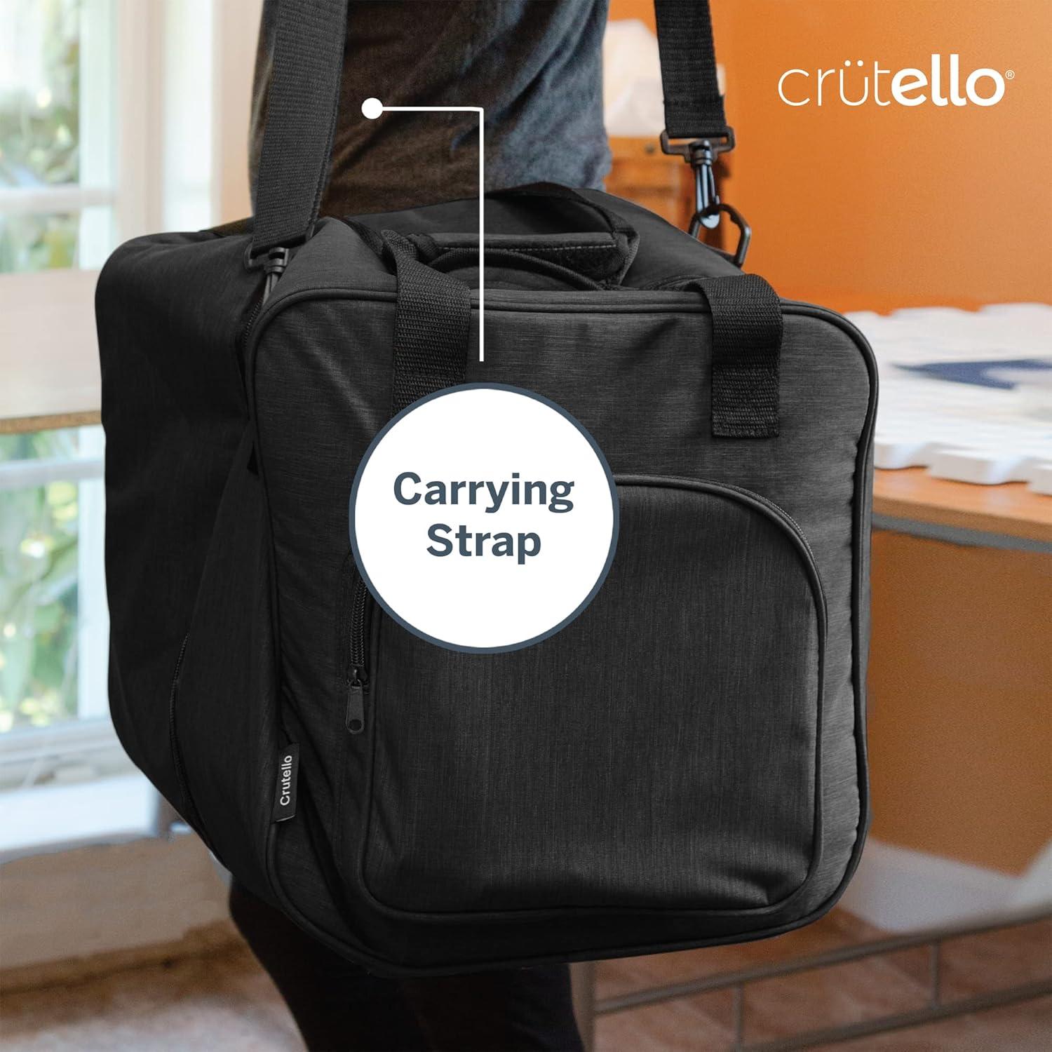 Funda para Máquina de Coser Crutello Negra - Universal con Bolsillos